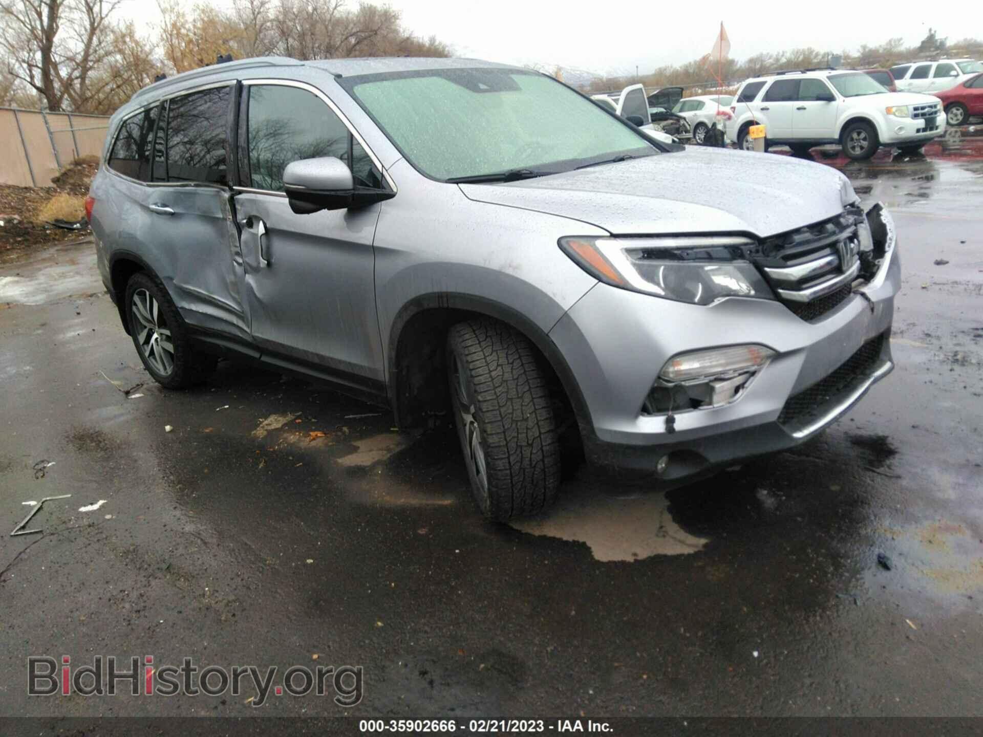 Фотография 5FNYF6H94GB103764 - HONDA PILOT 2016