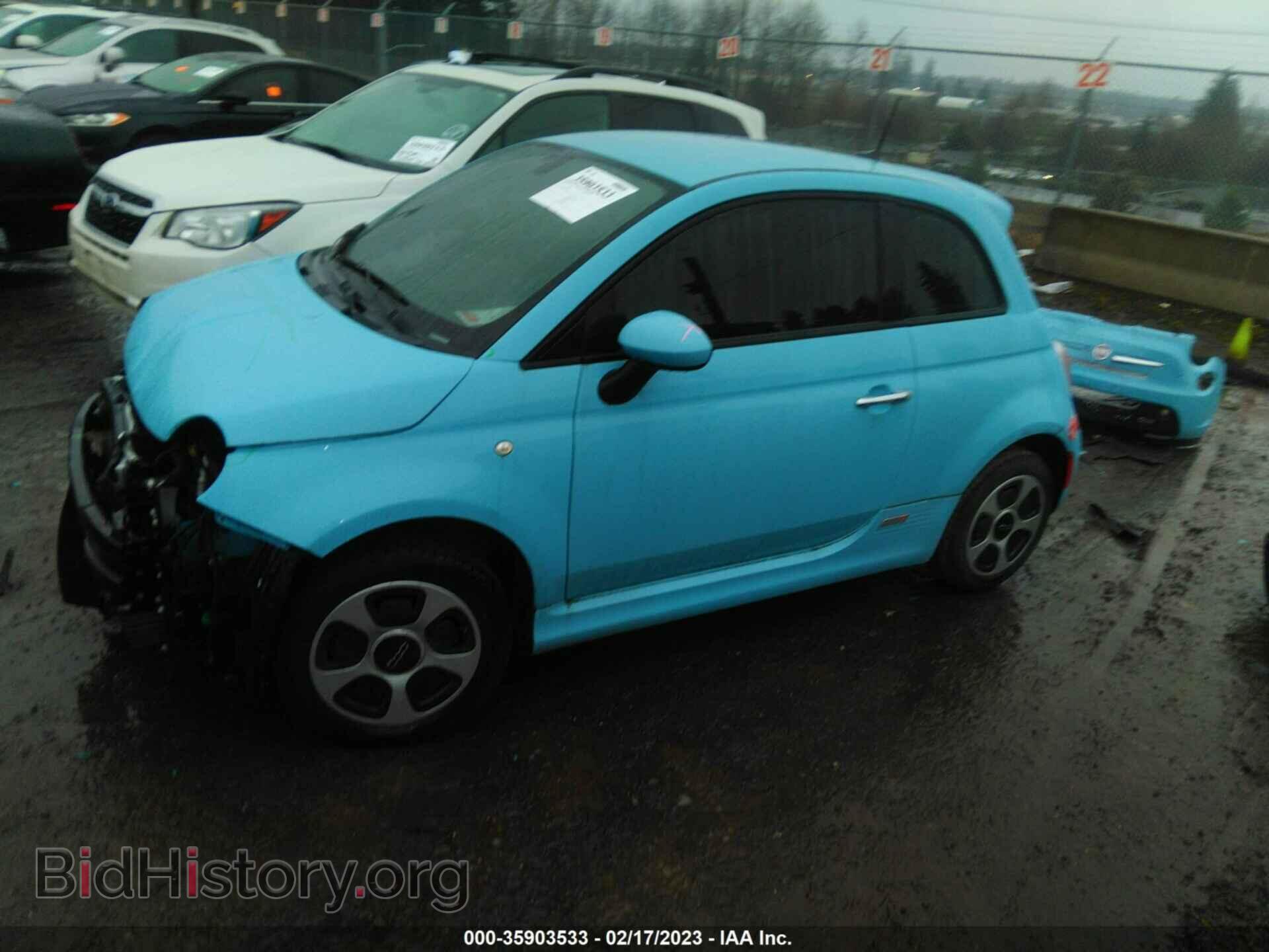 2017 FIAT 500E - VIN: 3C3CFFGE9HT699289 - Фото 2