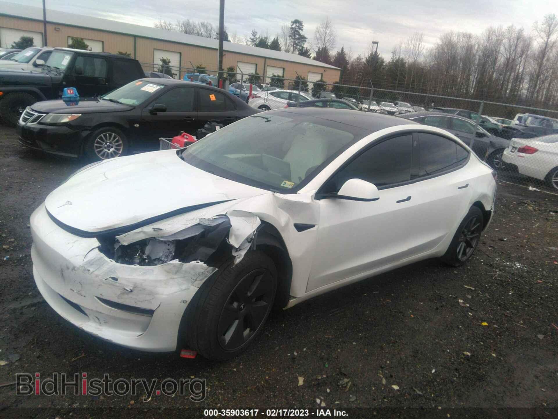 2021 TESLA MODEL 3 - VIN: 5YJ3E1EA9MF046150 - Фото 2