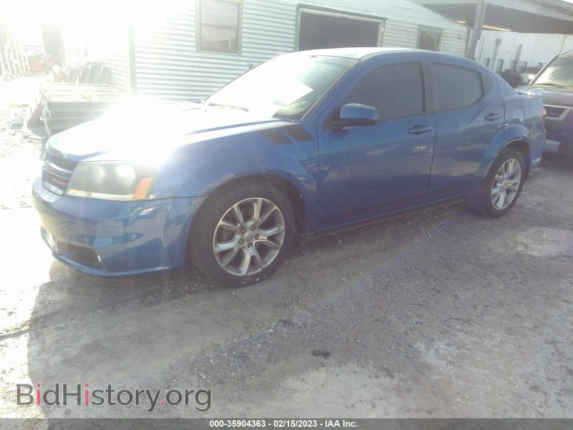 2013 DODGE AVENGER - VIN: 1C3CDZBG9DN504074 - Фото 2
