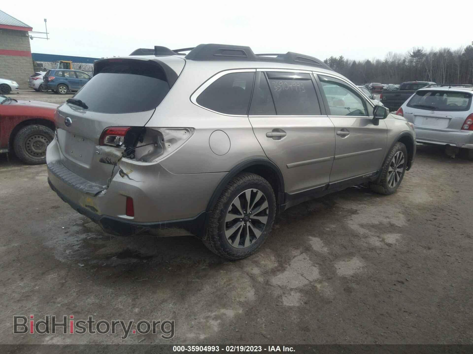 2016 SUBARU OUTBACK - VIN: 4S4BSBLC8G3325908 - Фото 4