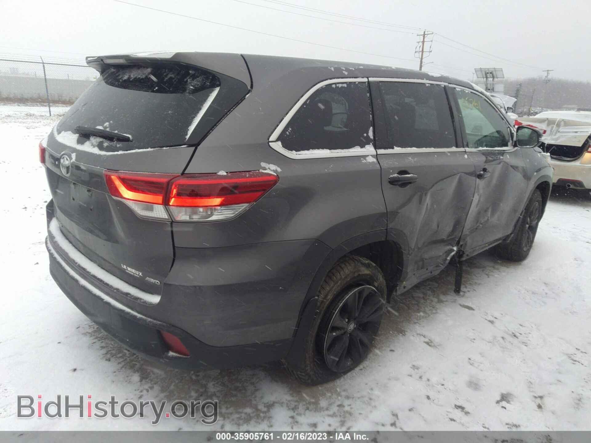2018 TOYOTA HIGHLANDER - VIN: 5TDBZRFH4JS485726 - Фото 4