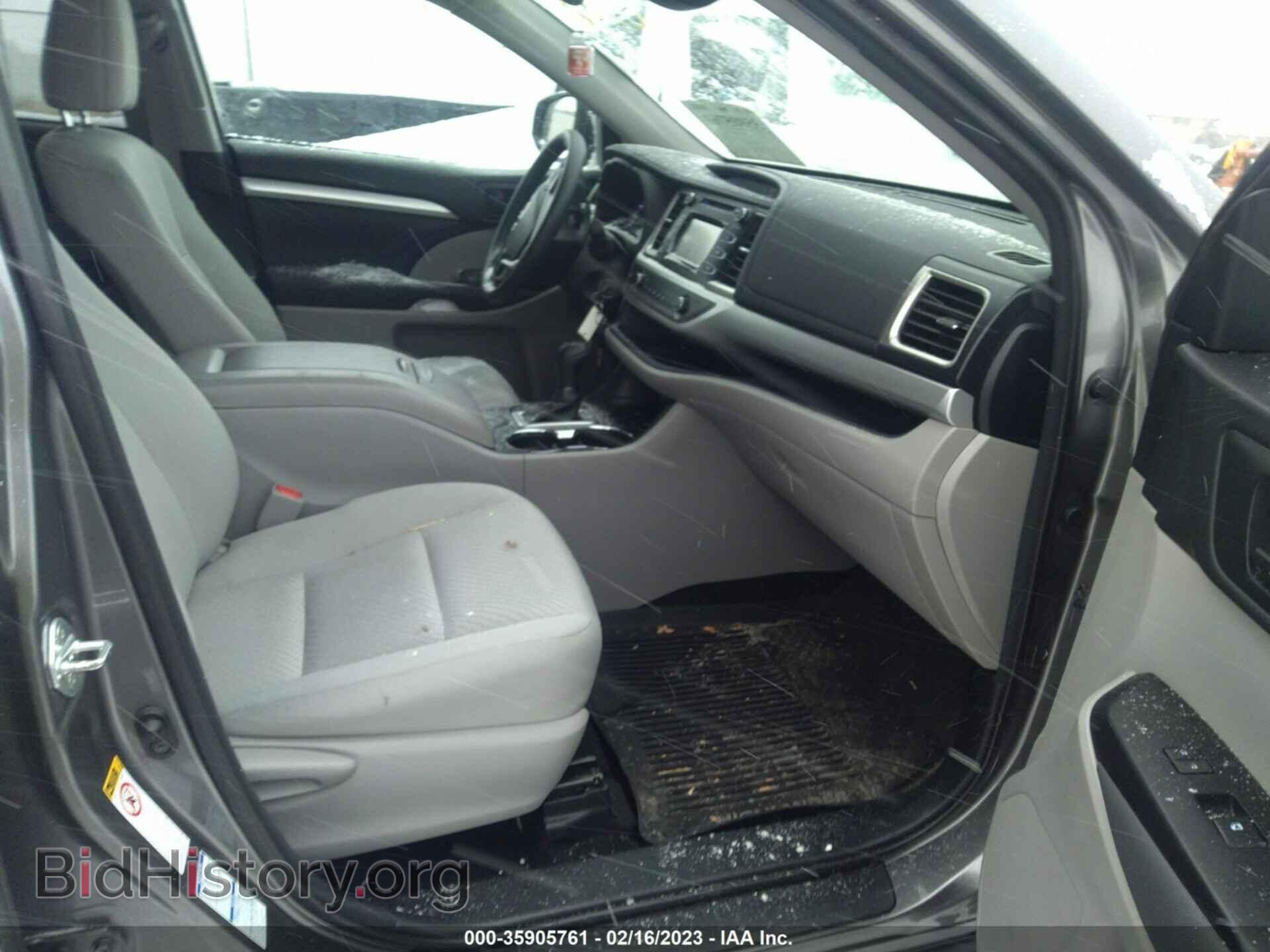 2018 TOYOTA HIGHLANDER - VIN: 5TDBZRFH4JS485726 - Фото 5