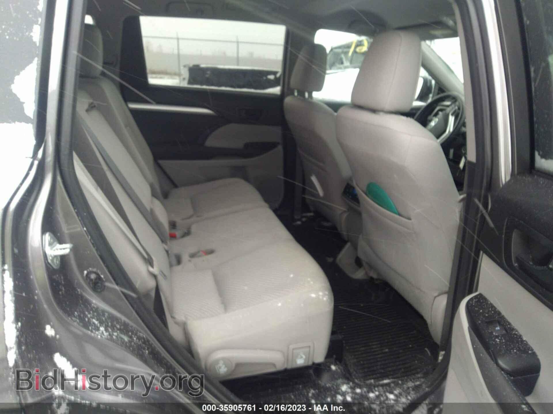 2018 TOYOTA HIGHLANDER - VIN: 5TDBZRFH4JS485726 - Фото 8