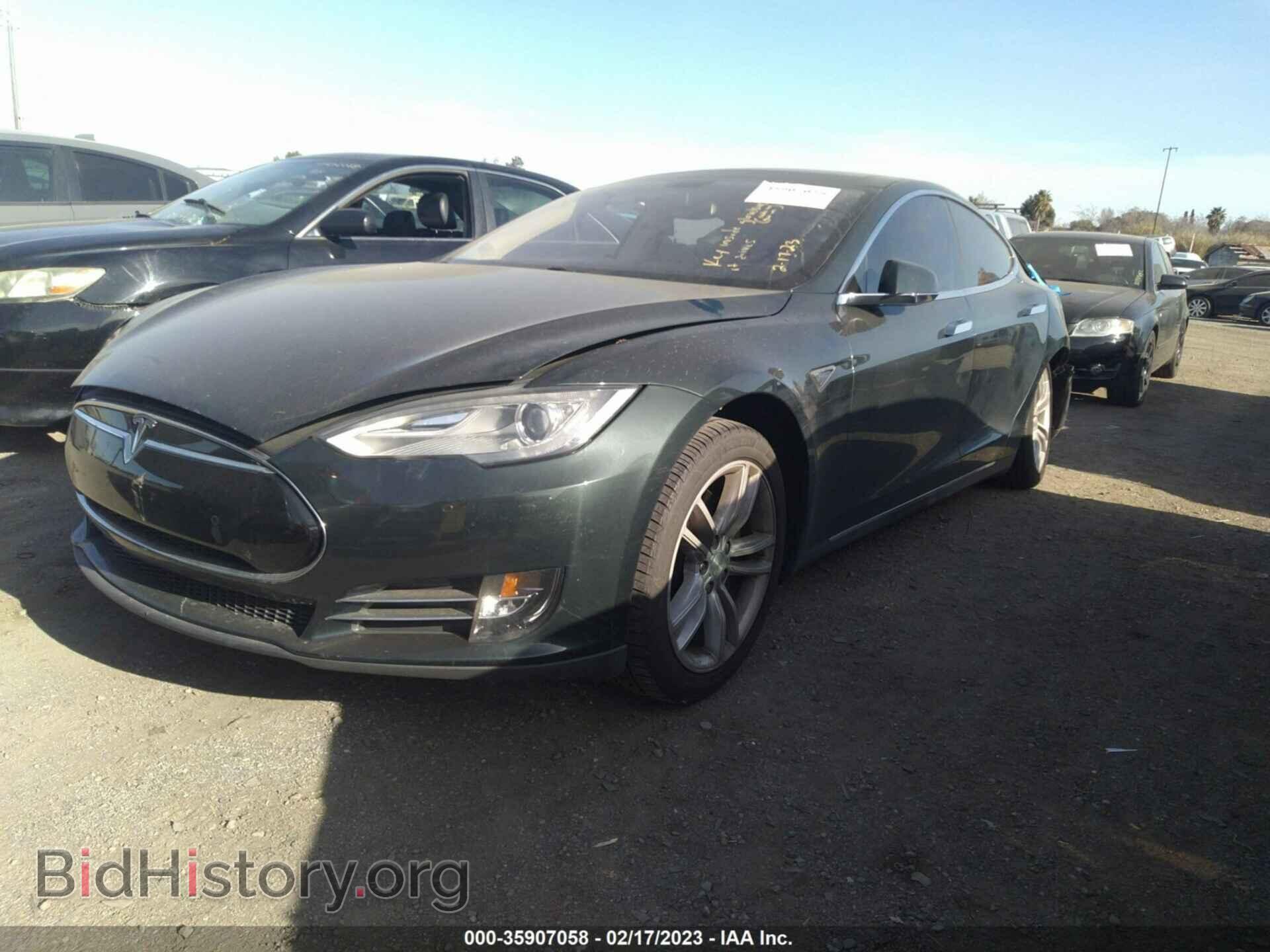 2014 TESLA MODEL S - VIN: 5YJSA1H19EFP40471 - Фото 2