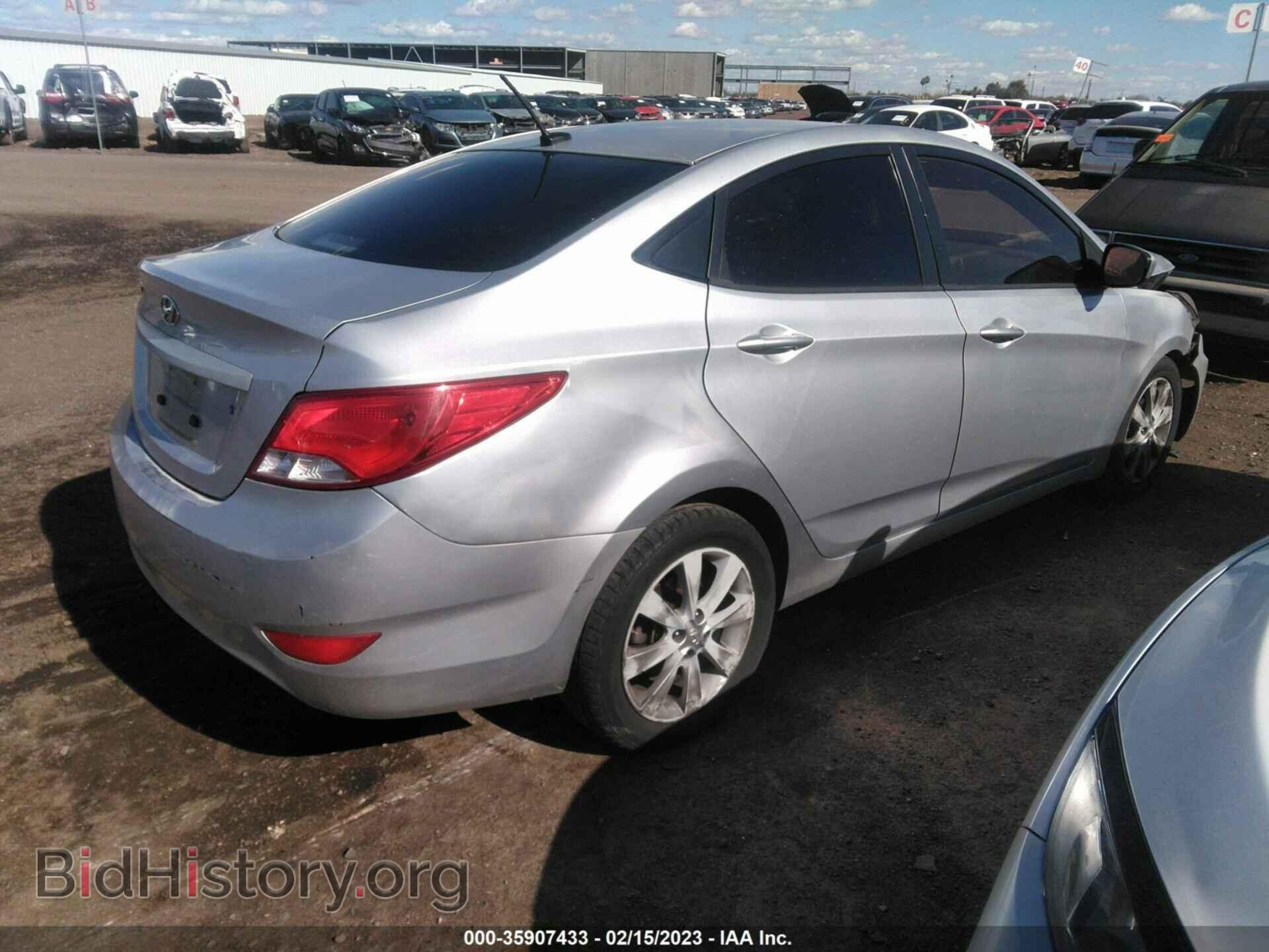 2012 HYUNDAI ACCENT - VIN: KMHCU4AE5CU098471 - Фото 4