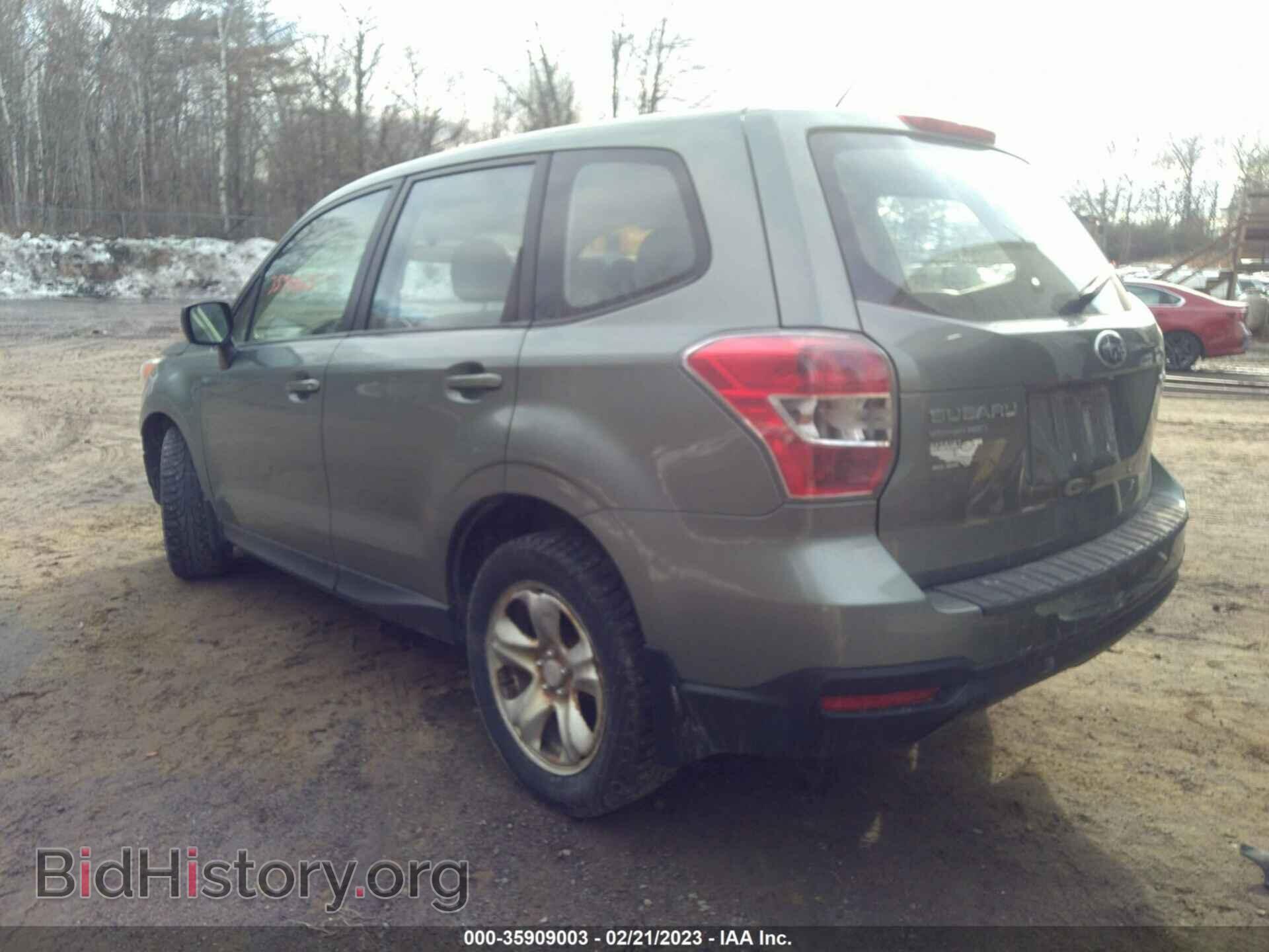2014 SUBARU FORESTER - VIN: JF2SJAAC5EH454338 - Фото 3