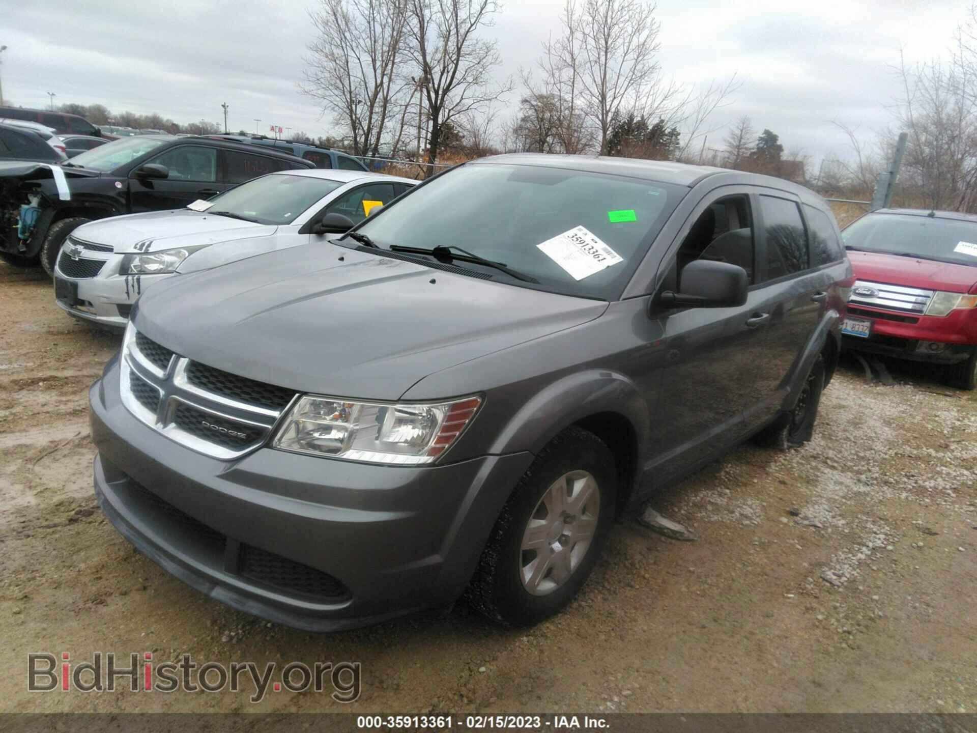 2012 DODGE JOURNEY - VIN: 3C4PDCAB5CT146034 - Фото 2
