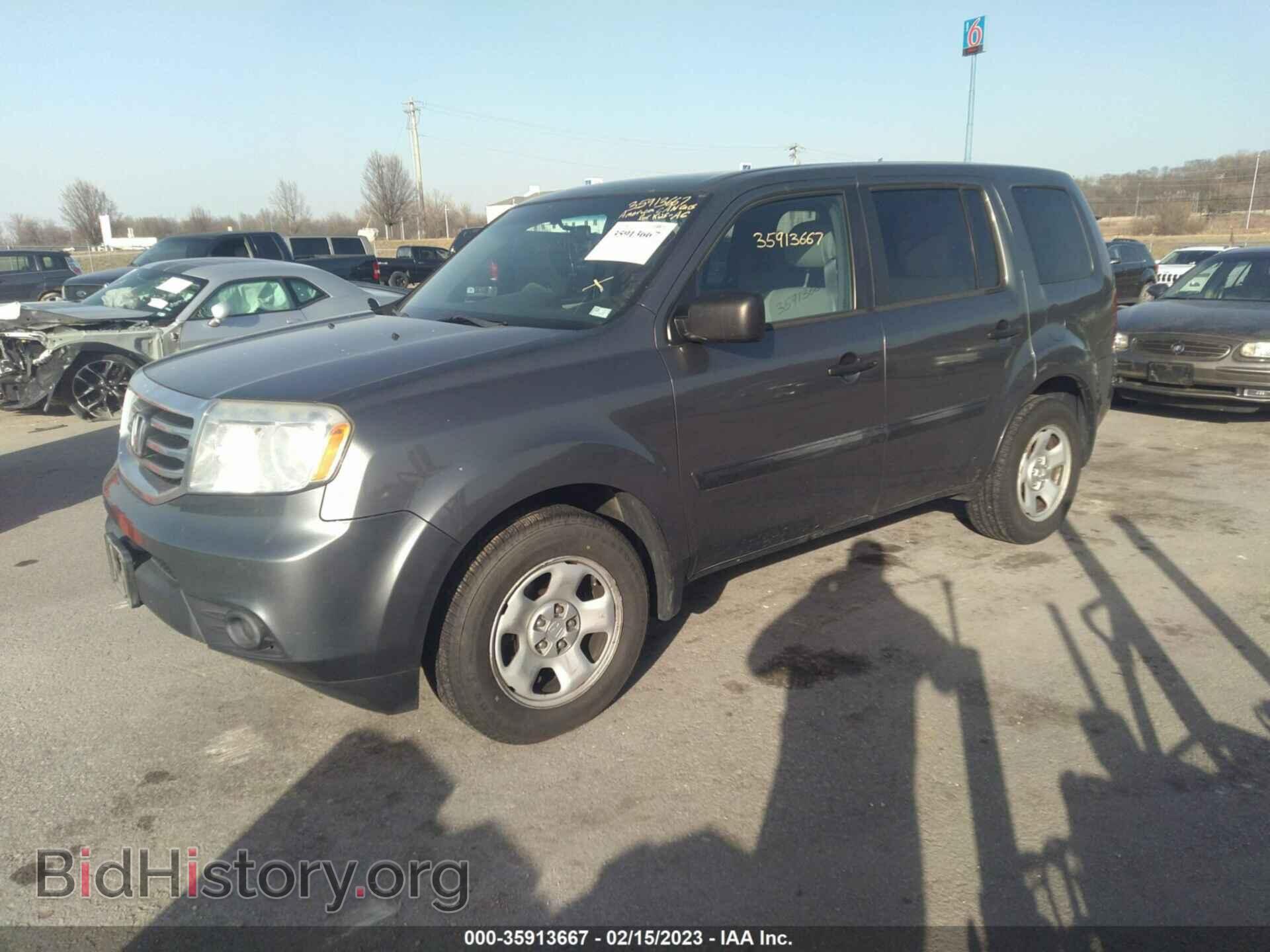 2013 HONDA PILOT - VIN: 5FNYF4H21DB069477 - Фото 2