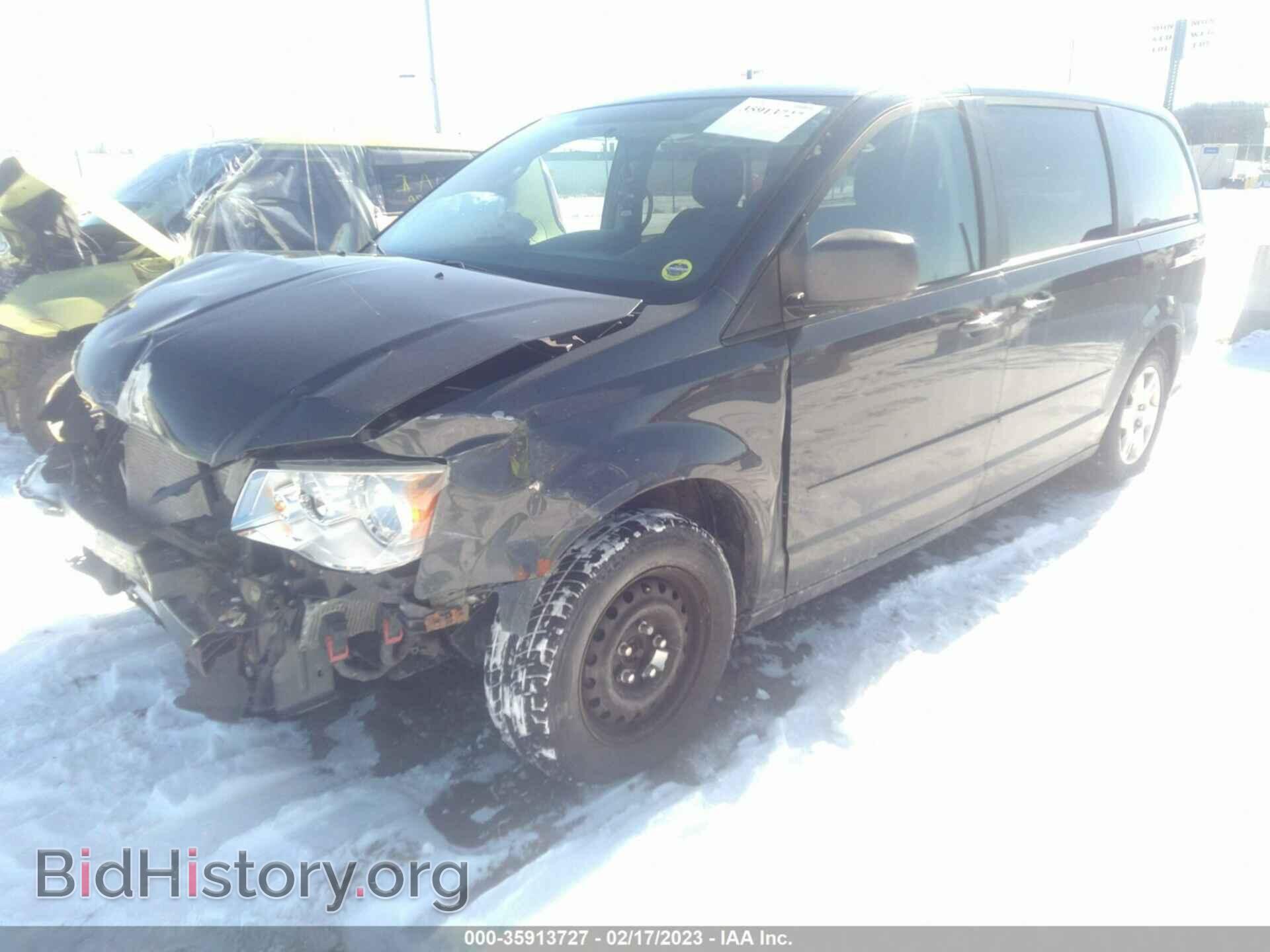 2012 DODGE GRAND CARAVAN - VIN: 2C4RDGBG1CR161627 - Фото 2