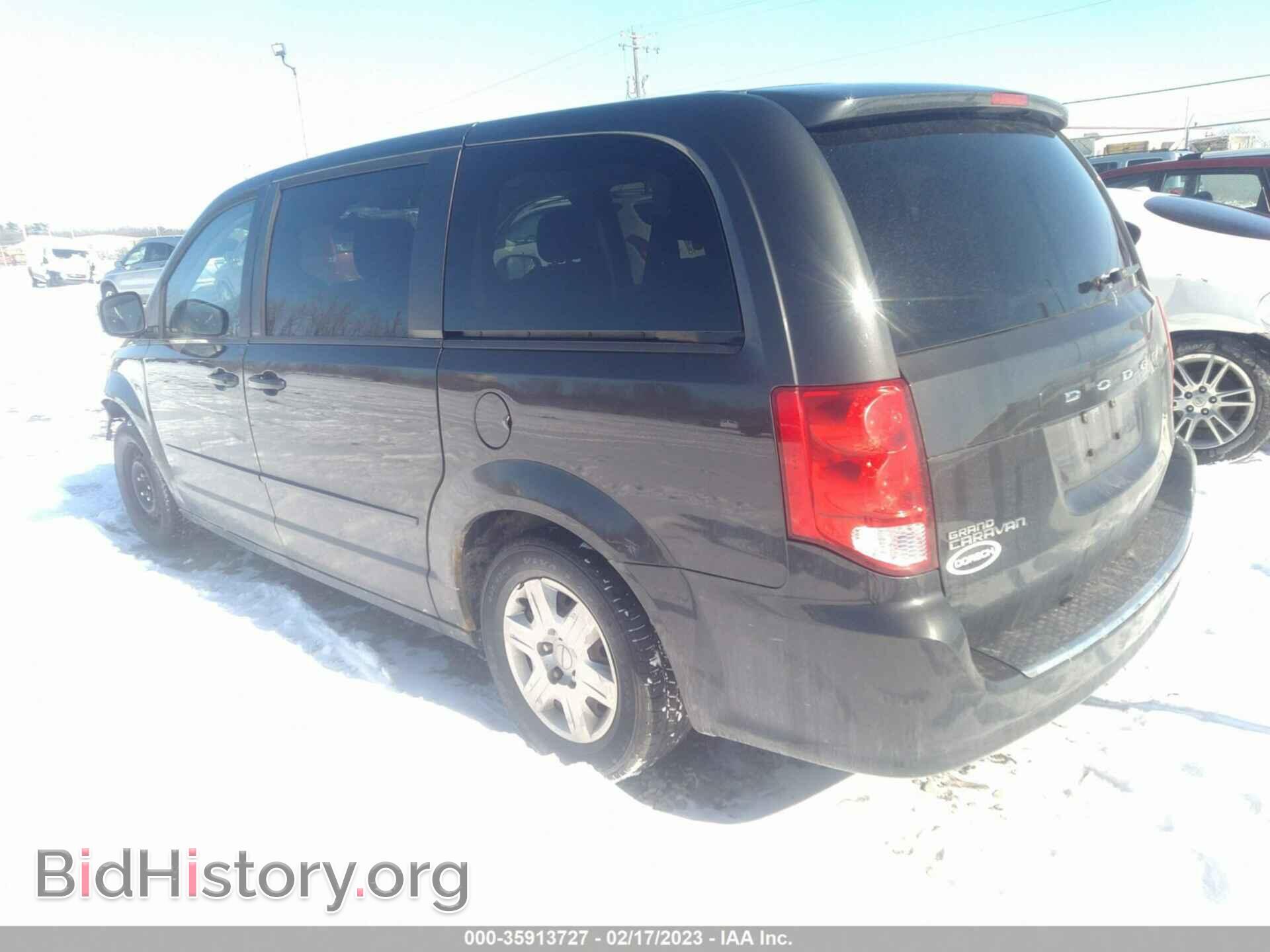 2012 DODGE GRAND CARAVAN - VIN: 2C4RDGBG1CR161627 - Фото 3