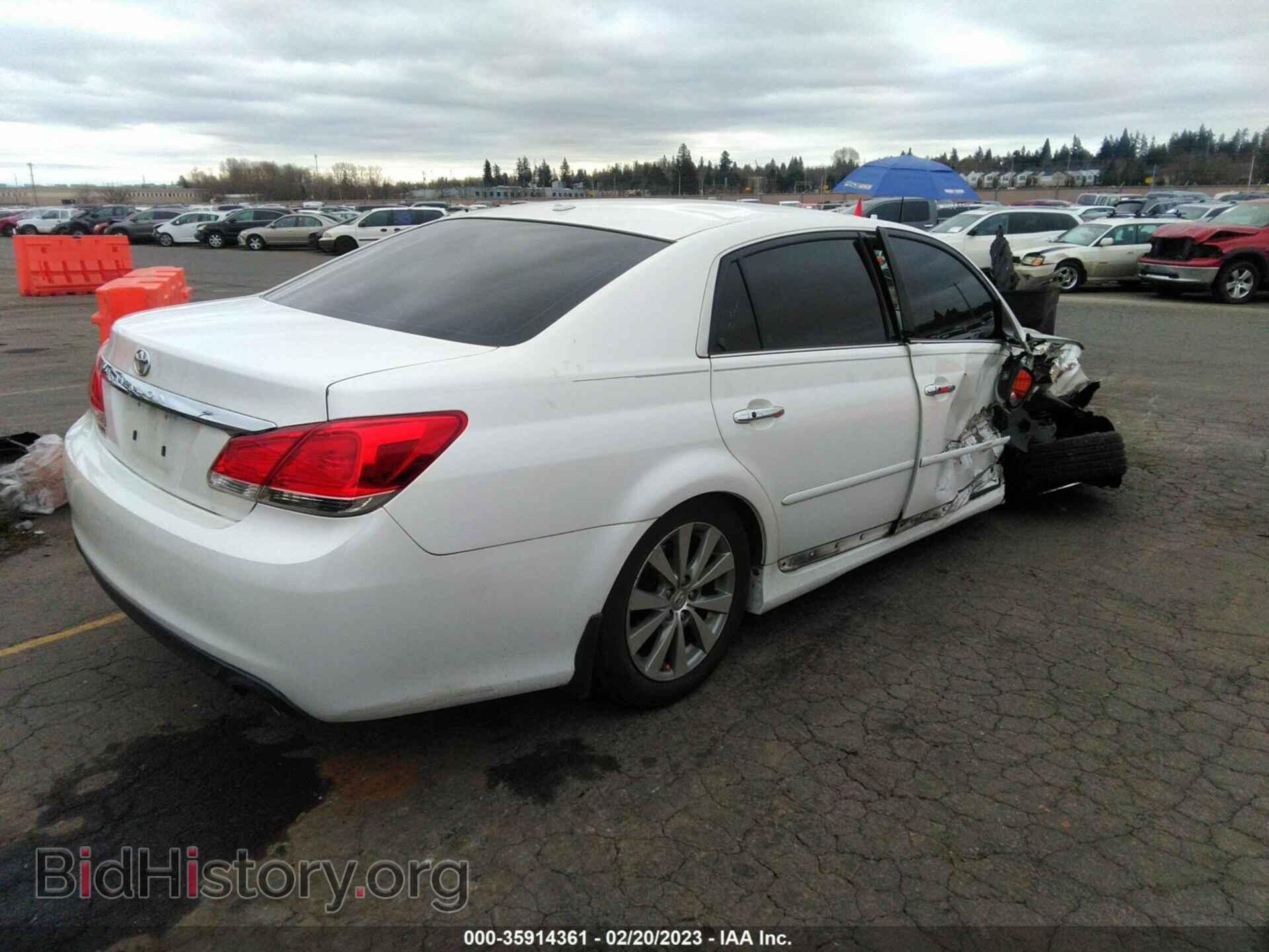 2011 TOYOTA AVALON - VIN: 4T1BK3DB7BU405487 - Фото 4