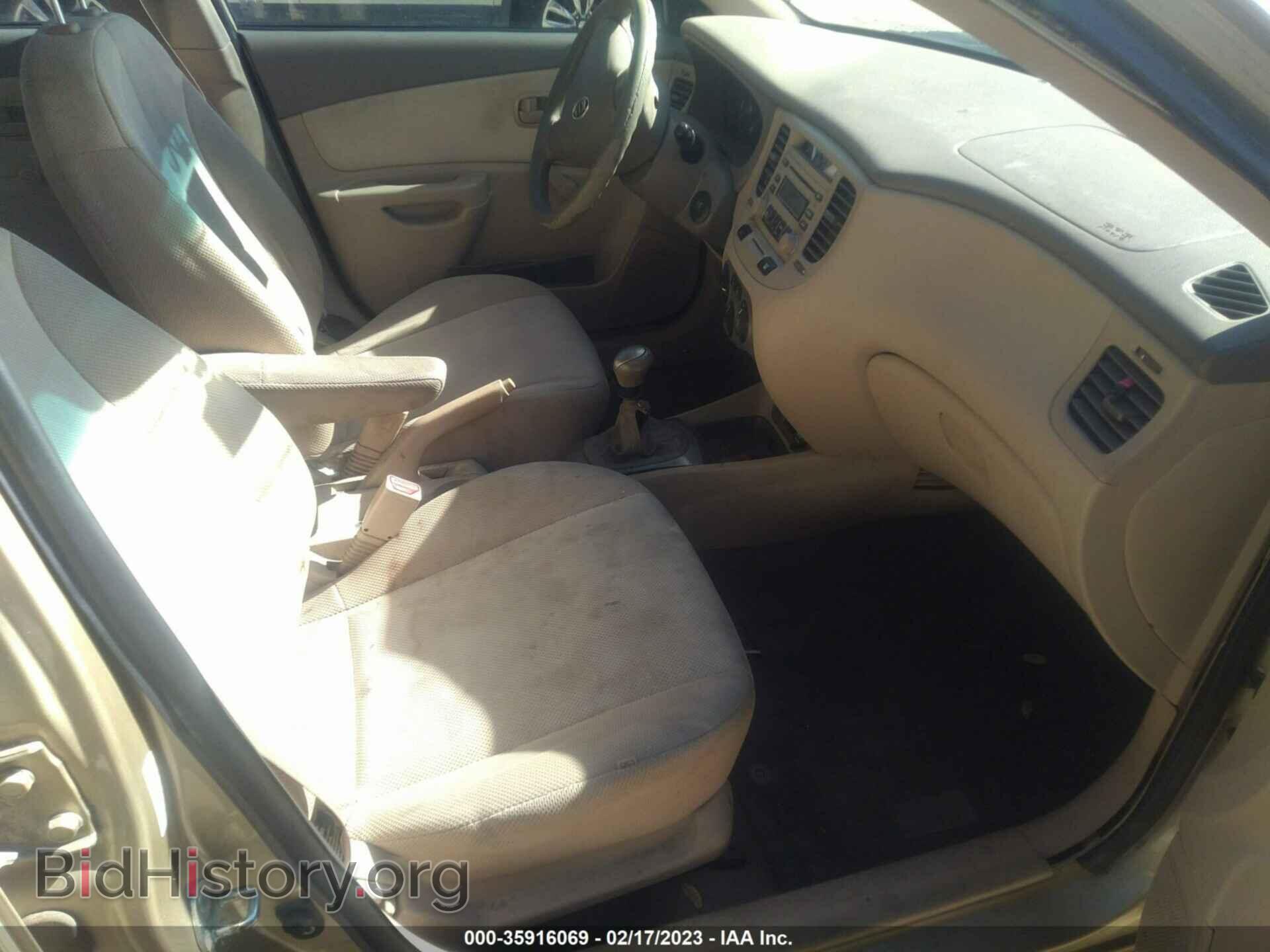 2008 KIA RIO - VIN: KNADE123486355131 - Фото 5
