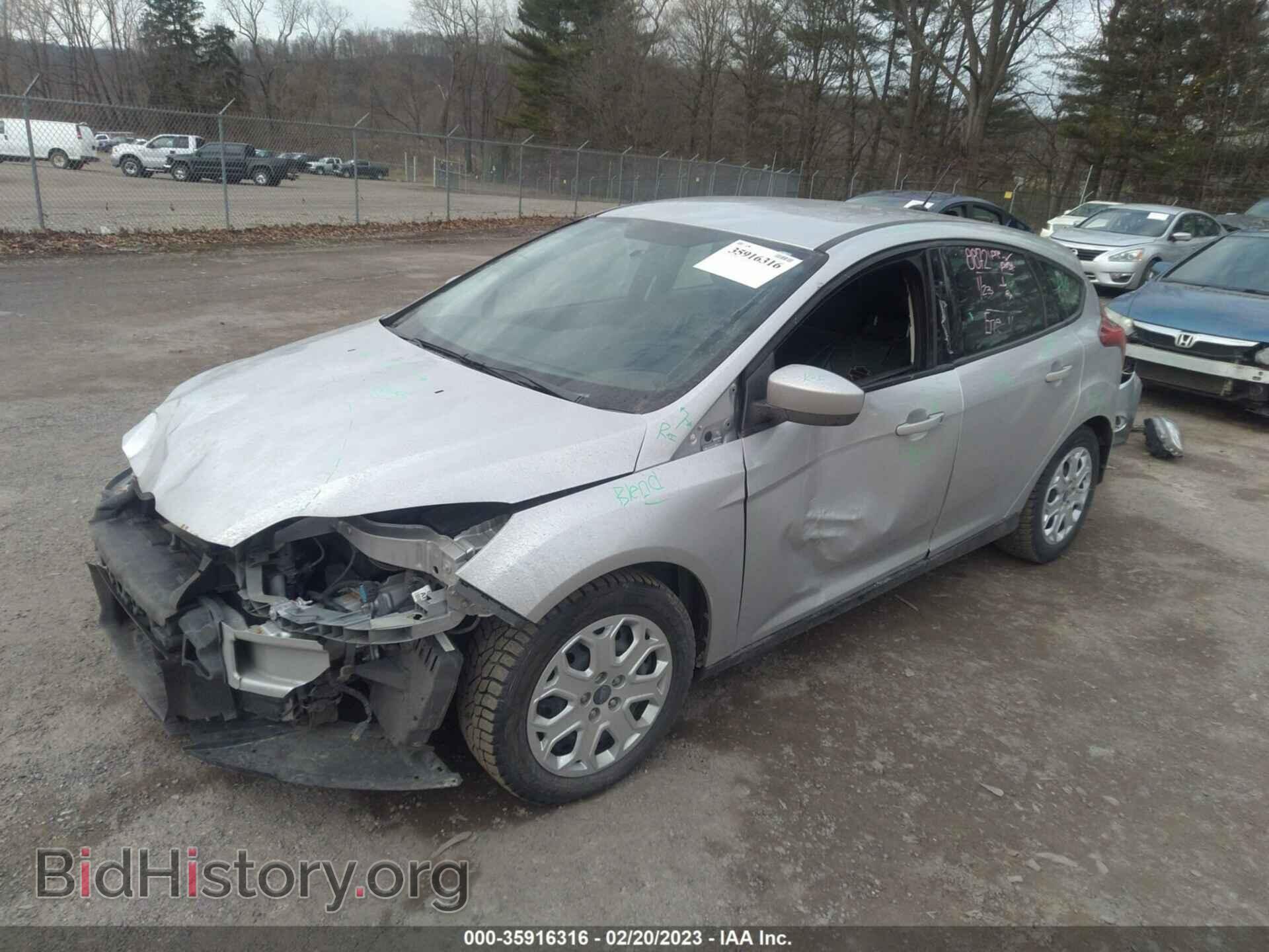 2012 FORD FOCUS - VIN: 1FAHP3K28CL277647 - Фото 2