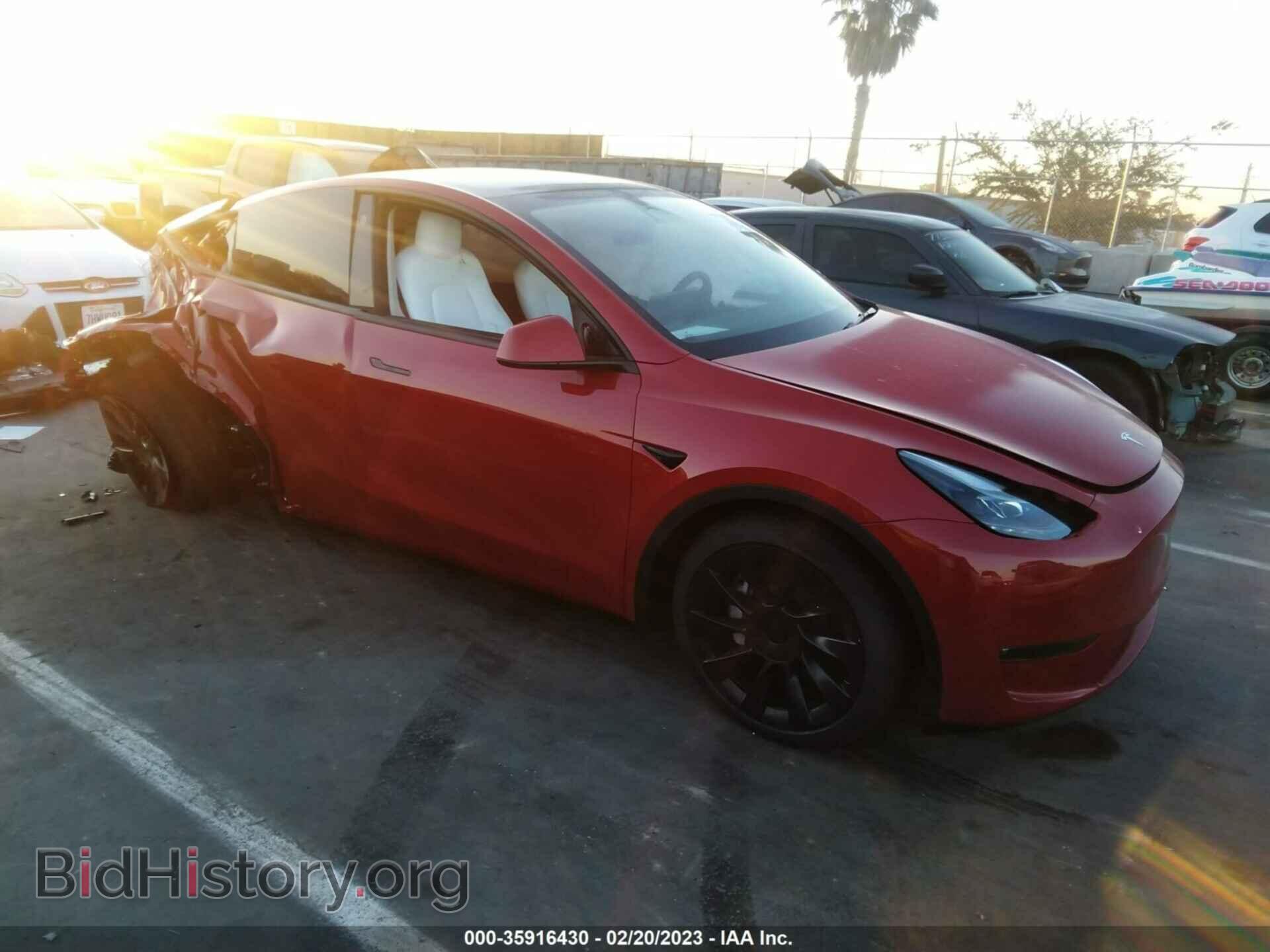 Фотография 7SAYGDEE2PF619983 - TESLA MODEL Y 2023