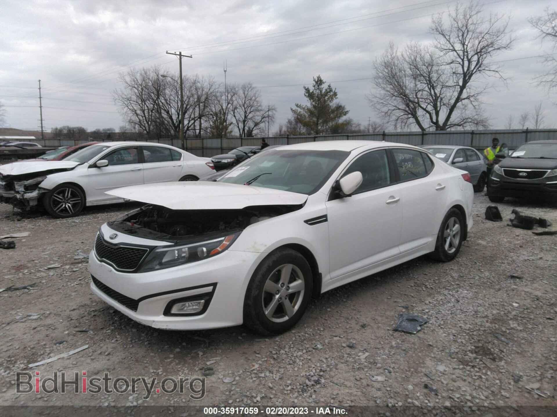 2015 KIA OPTIMA - VIN: KNAGM4A74F5586880 - Фото 2