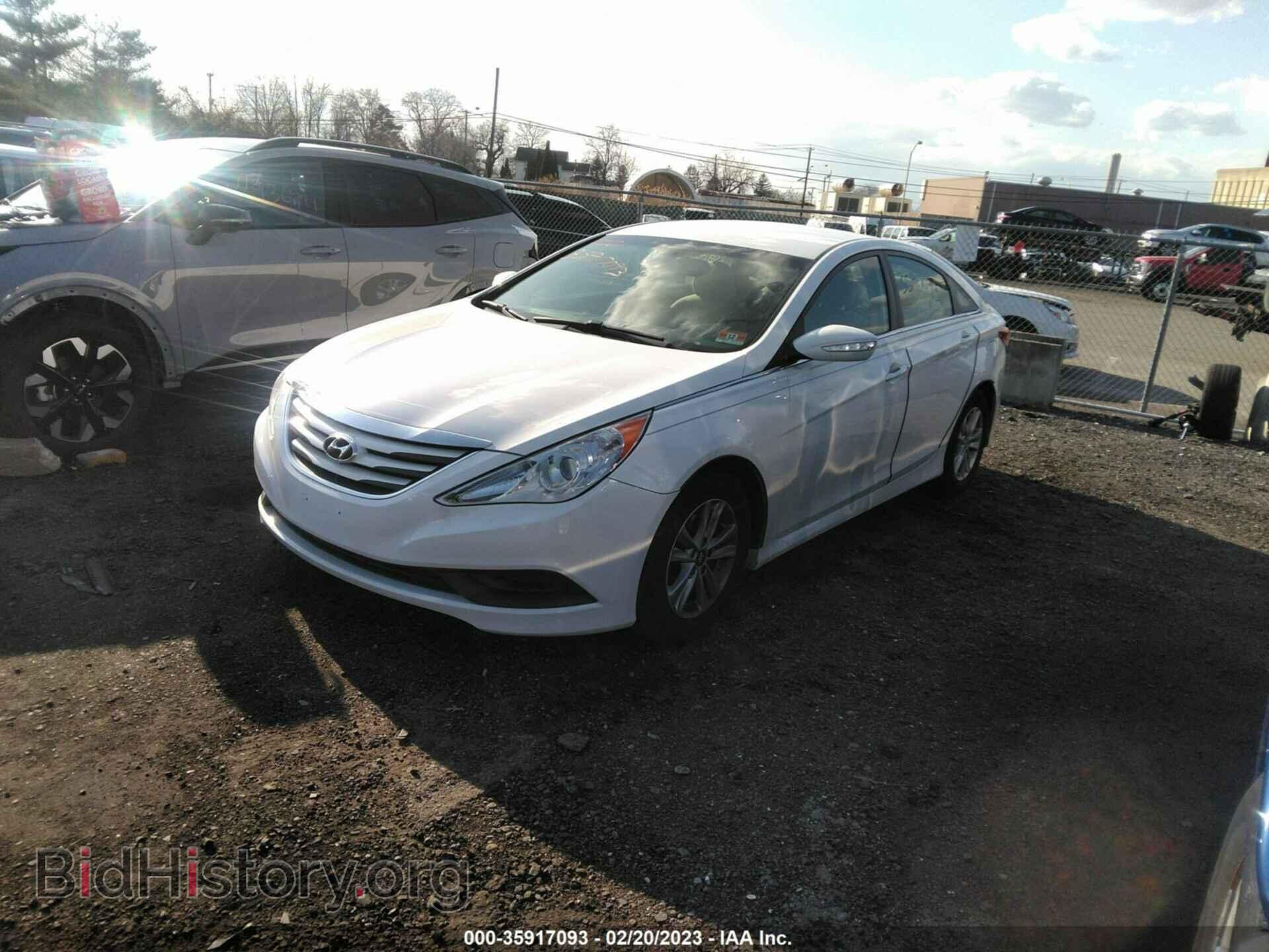 2014 HYUNDAI SONATA - VIN: 5NPEB4AC2EH825516 - Фото 2