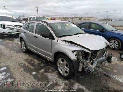 2008 Dodge CALIBER SE, silver — VIN 1B3HB28B48D760372, IAAI