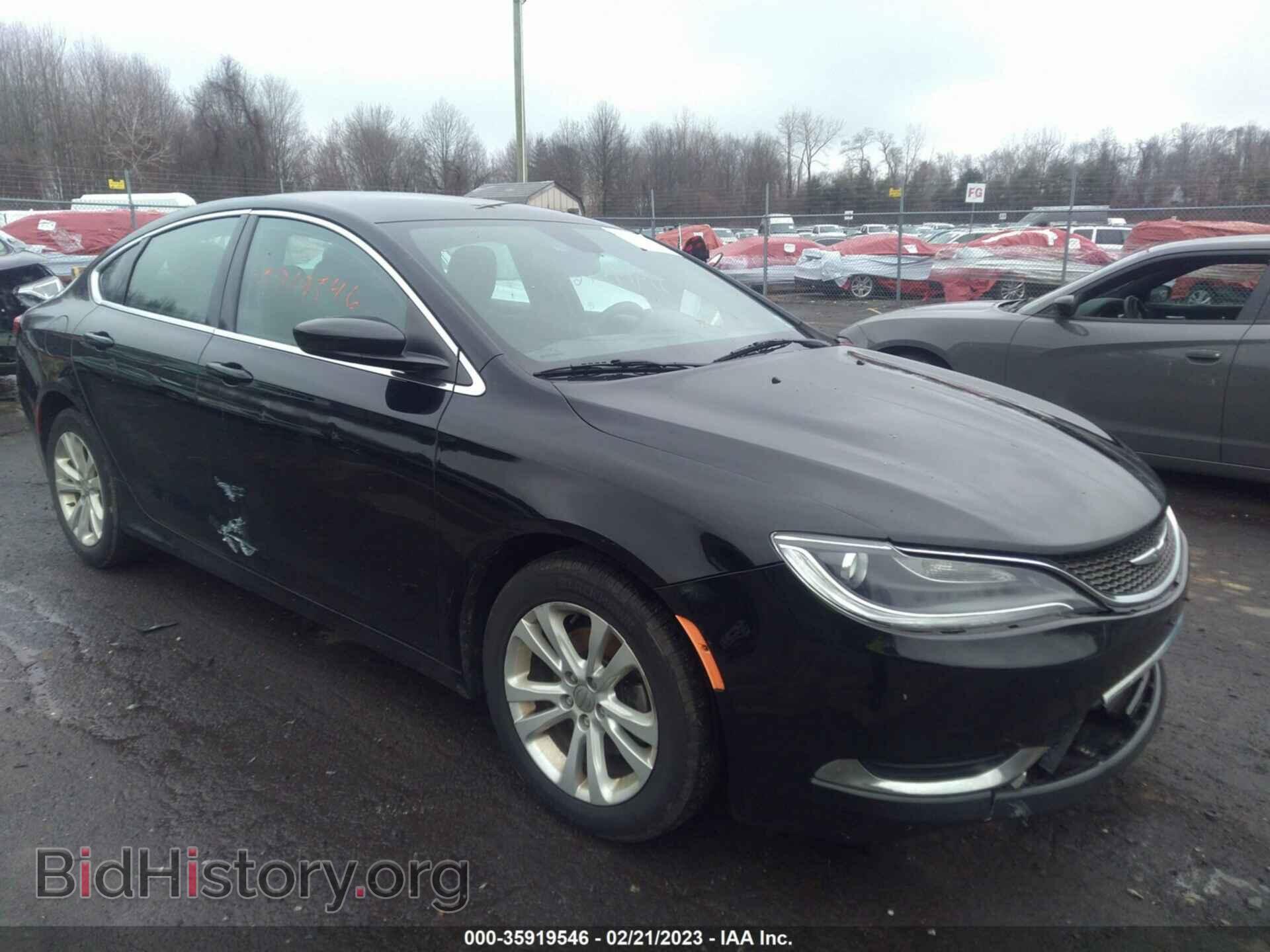 Фотография 1C3CCCAB9GN112965 - CHRYSLER 200 2016