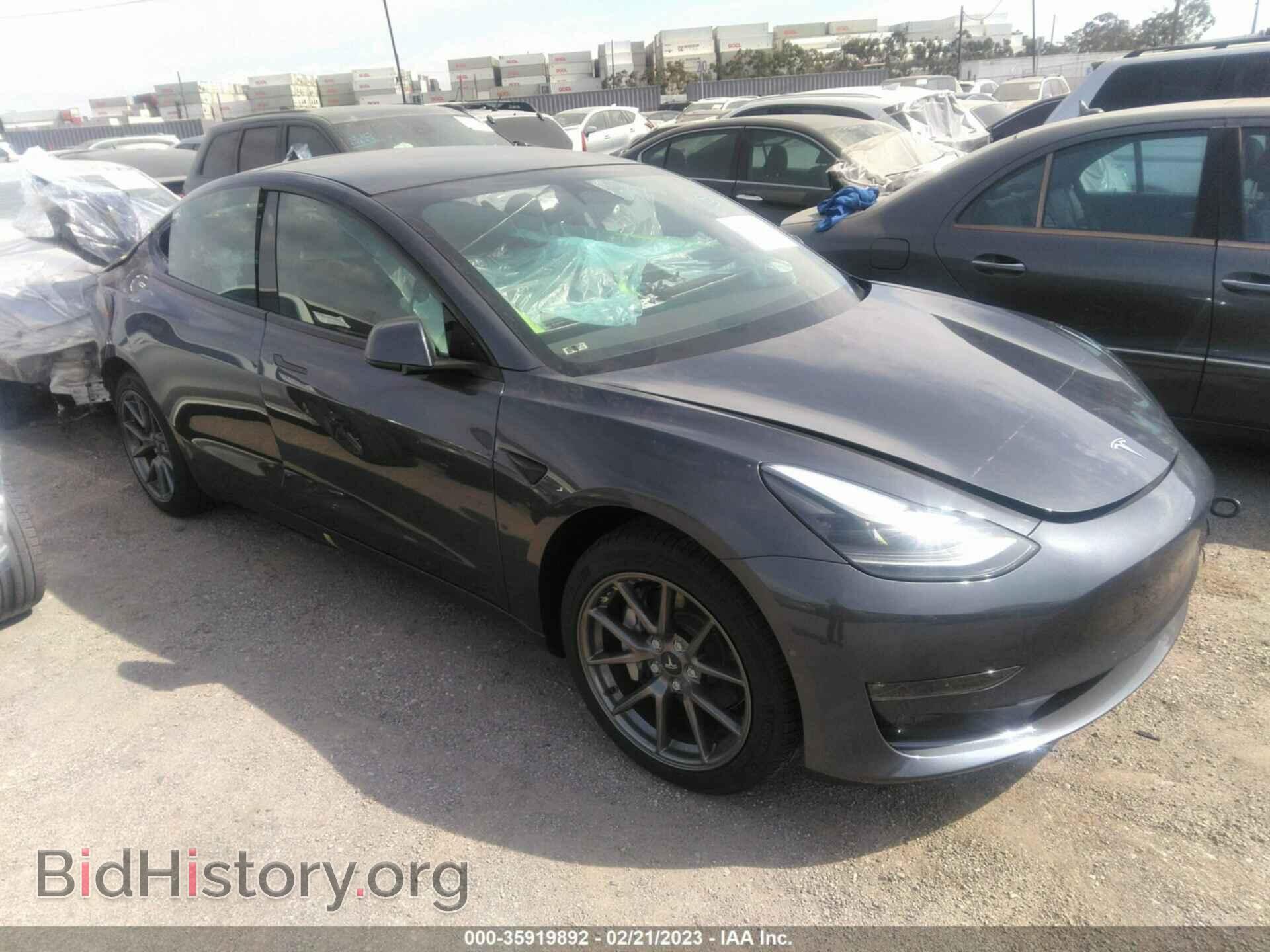 Фотография 5YJ3E1EB8NF247144 - TESLA MODEL 3 2022