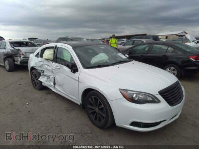 2013 Chrysler 200 Limited, white — VIN 1C3CCBCG5DN744943, IAAI