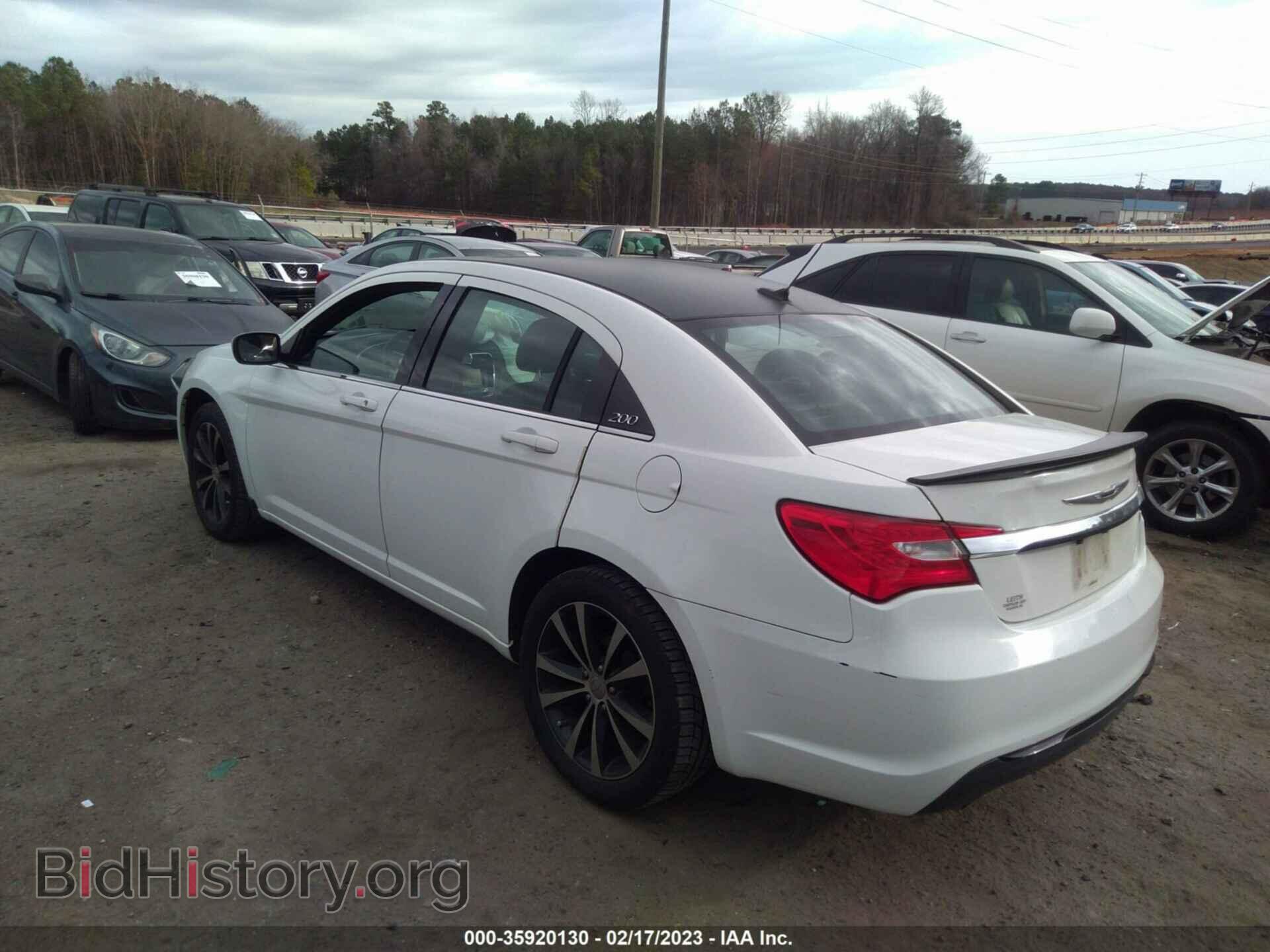 2013 CHRYSLER 200 - VIN: 1C3CCBCG5DN744943 - Фото 3