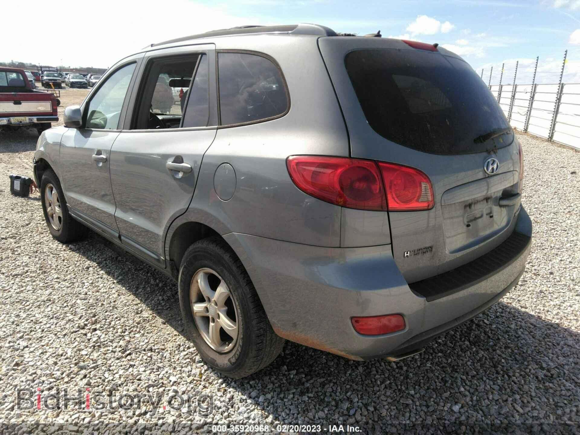 2007 HYUNDAI SANTA FE - VIN: 5NMSG13D67H062196 - Фото 3
