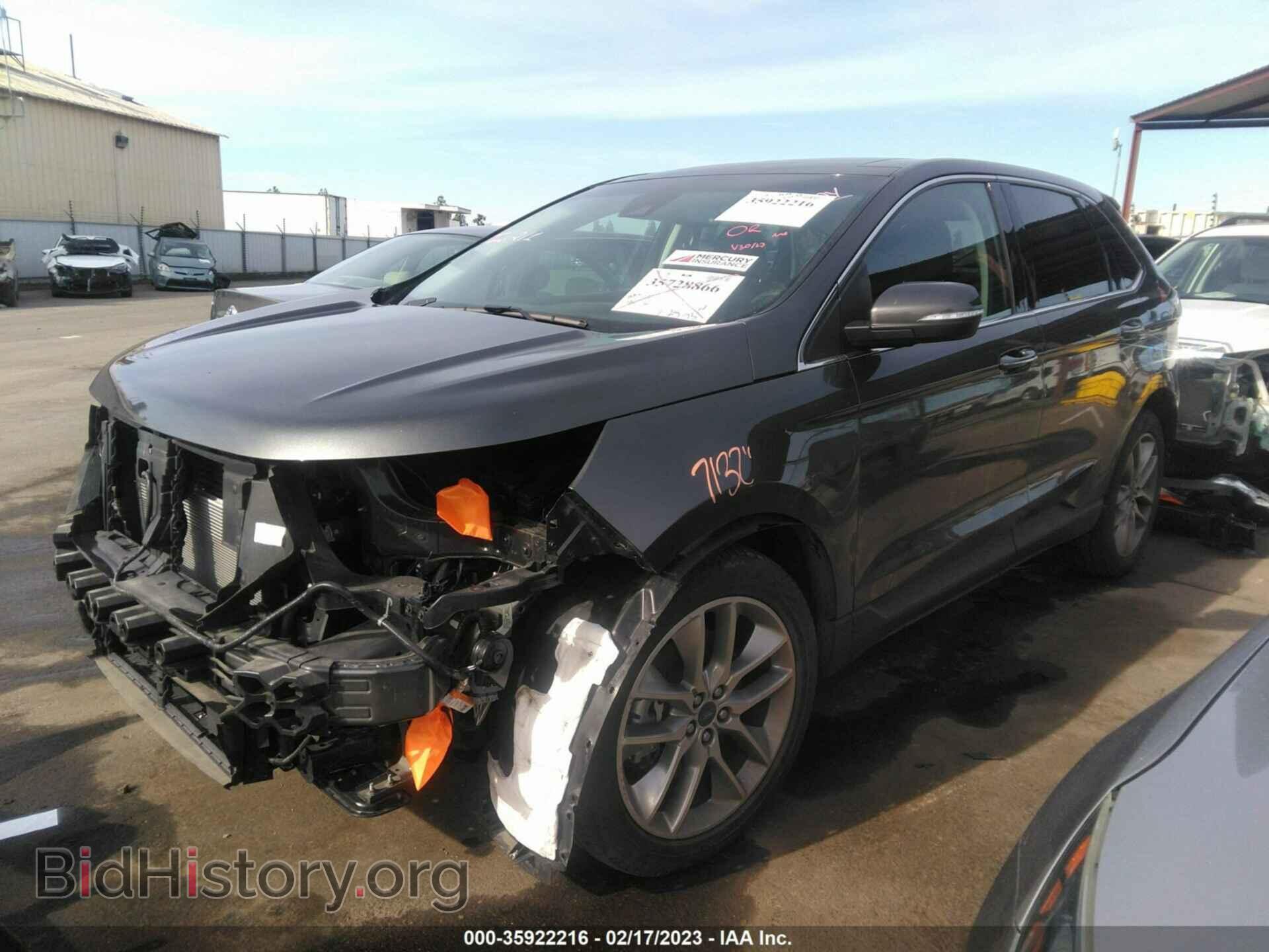2018 FORD EDGE - VIN: 2FMPK4K82JBC27012 - Фото 2