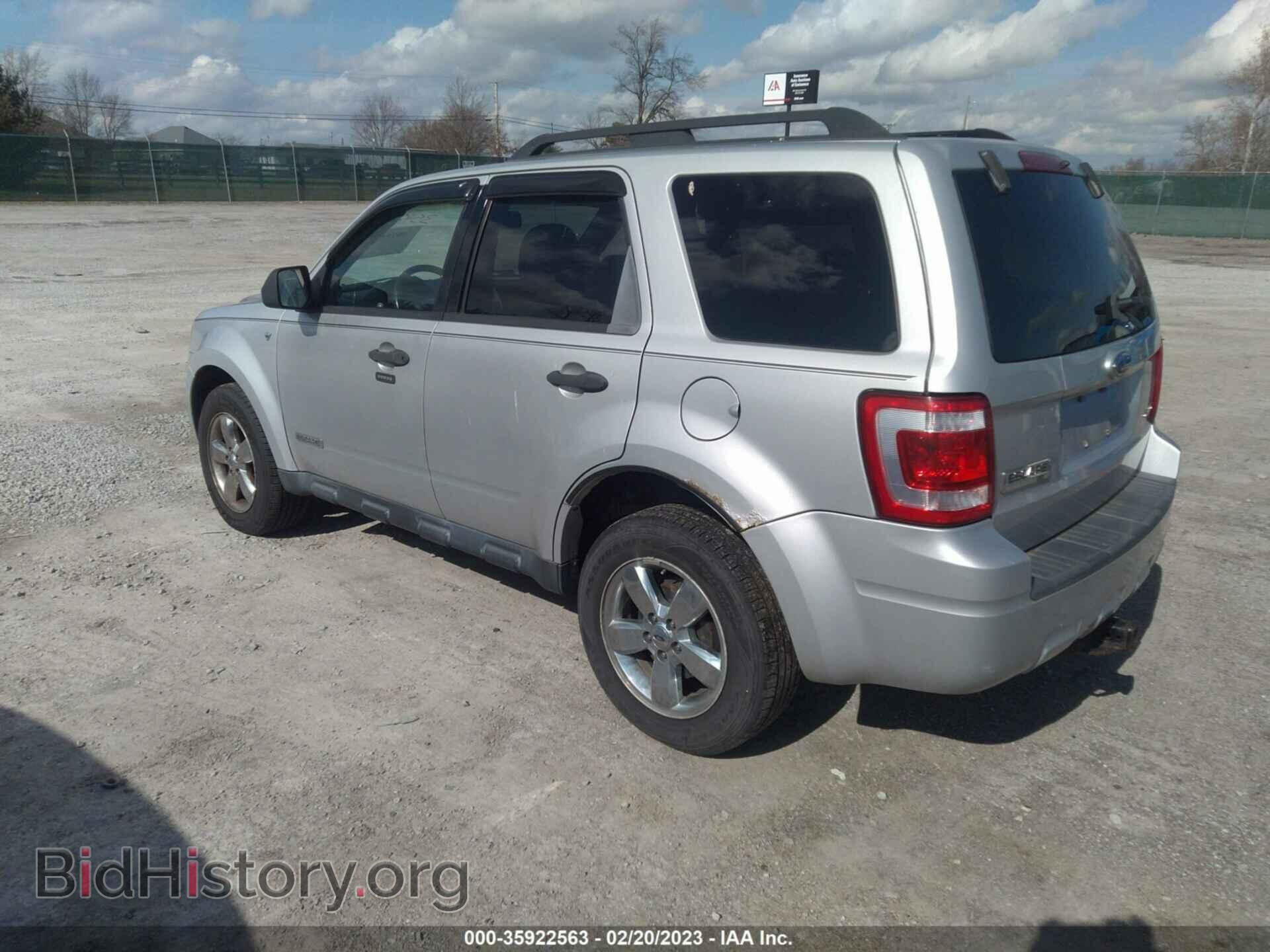 2008 FORD ESCAPE - VIN: 1FMCU93128KC81322 - Фото 3