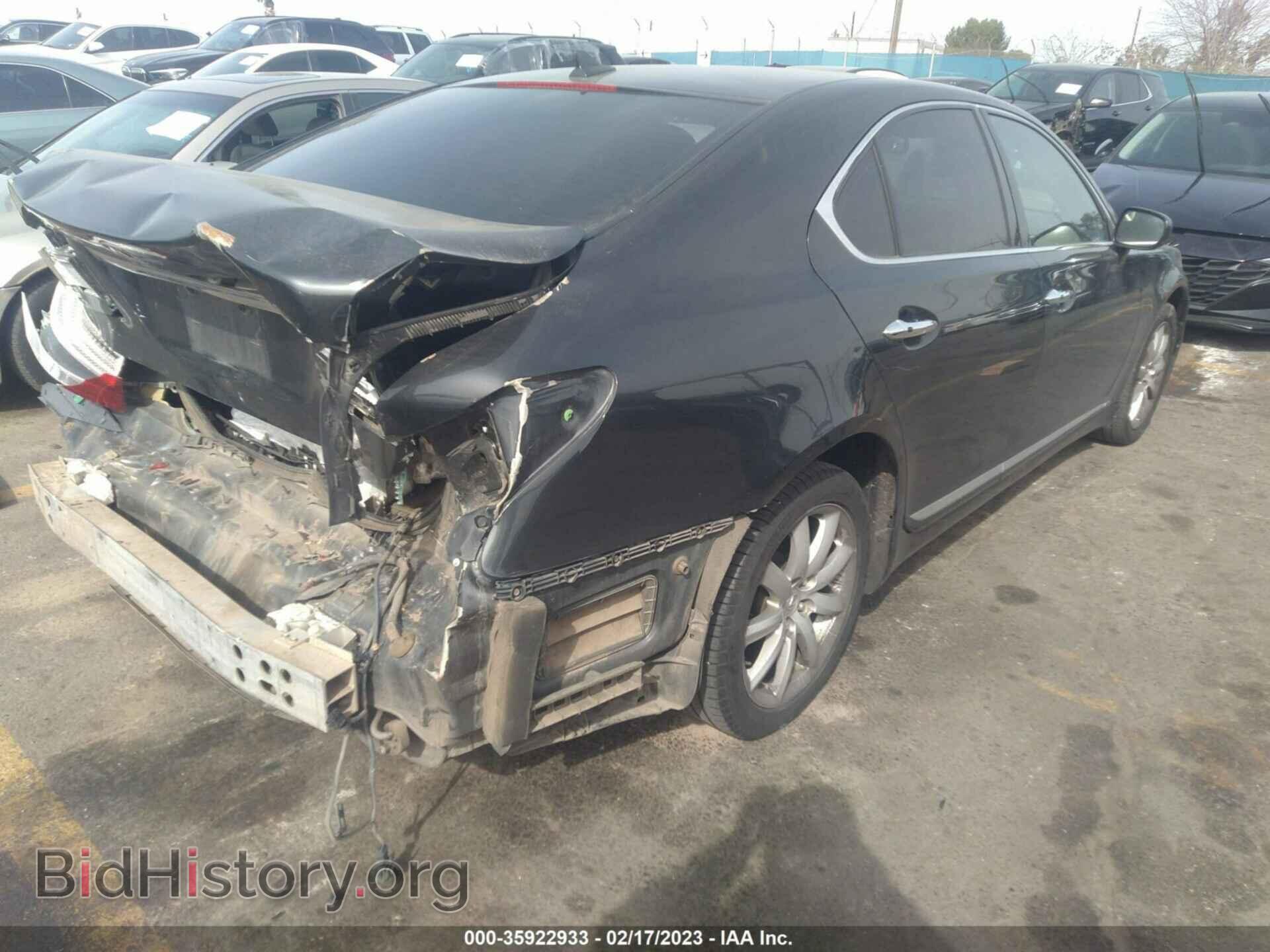 2009 LEXUS LS 460 - VIN: JTHBL46F495090674 - Фото 4