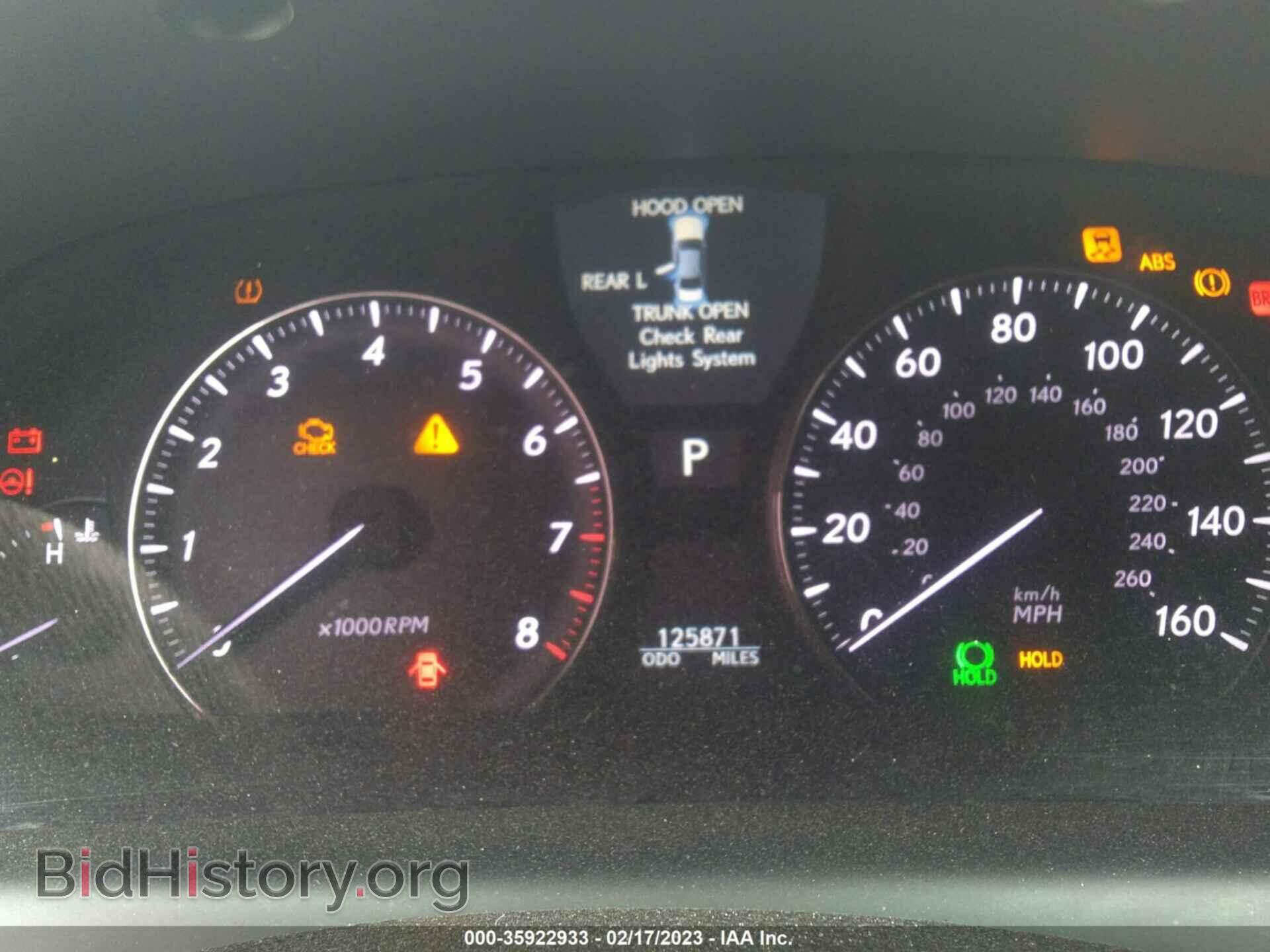 2009 LEXUS LS 460 - VIN: JTHBL46F495090674 - Фото 7