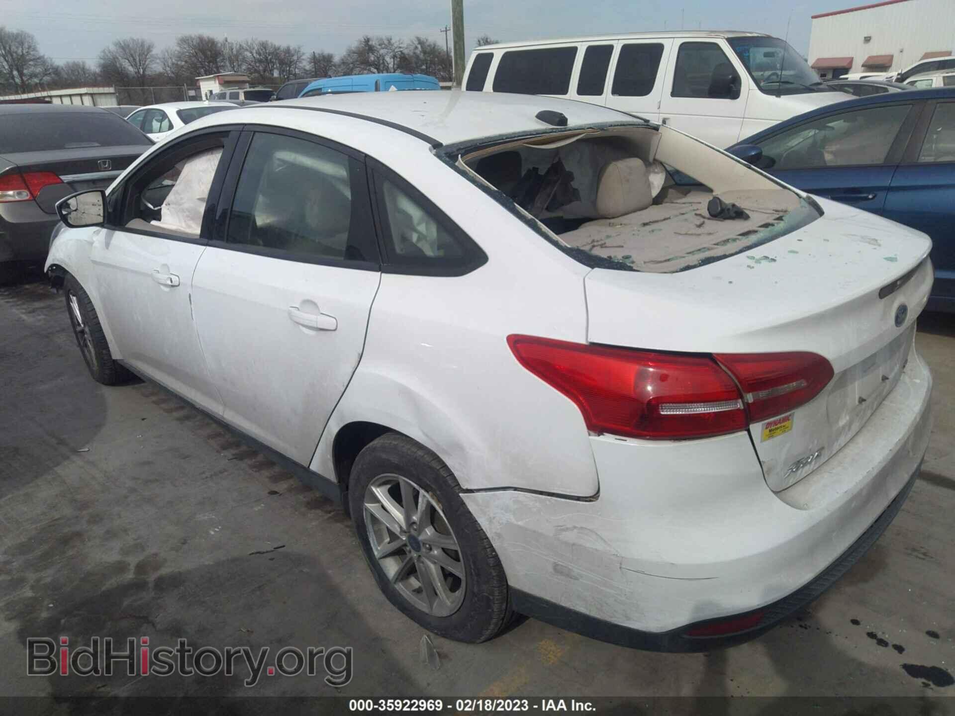 2018 FORD FOCUS - VIN: 1FADP3F22JL252765 - Фото 3