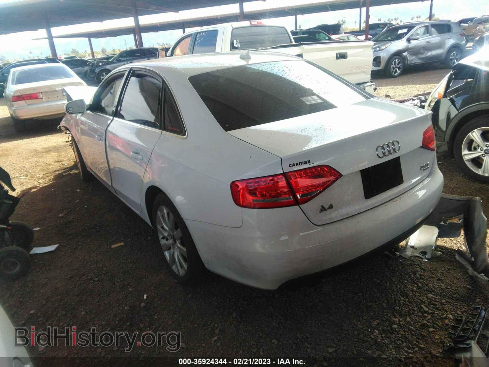 2012 AUDI A4 - VIN: WAUBFAFL9CN019780 - Фото 3