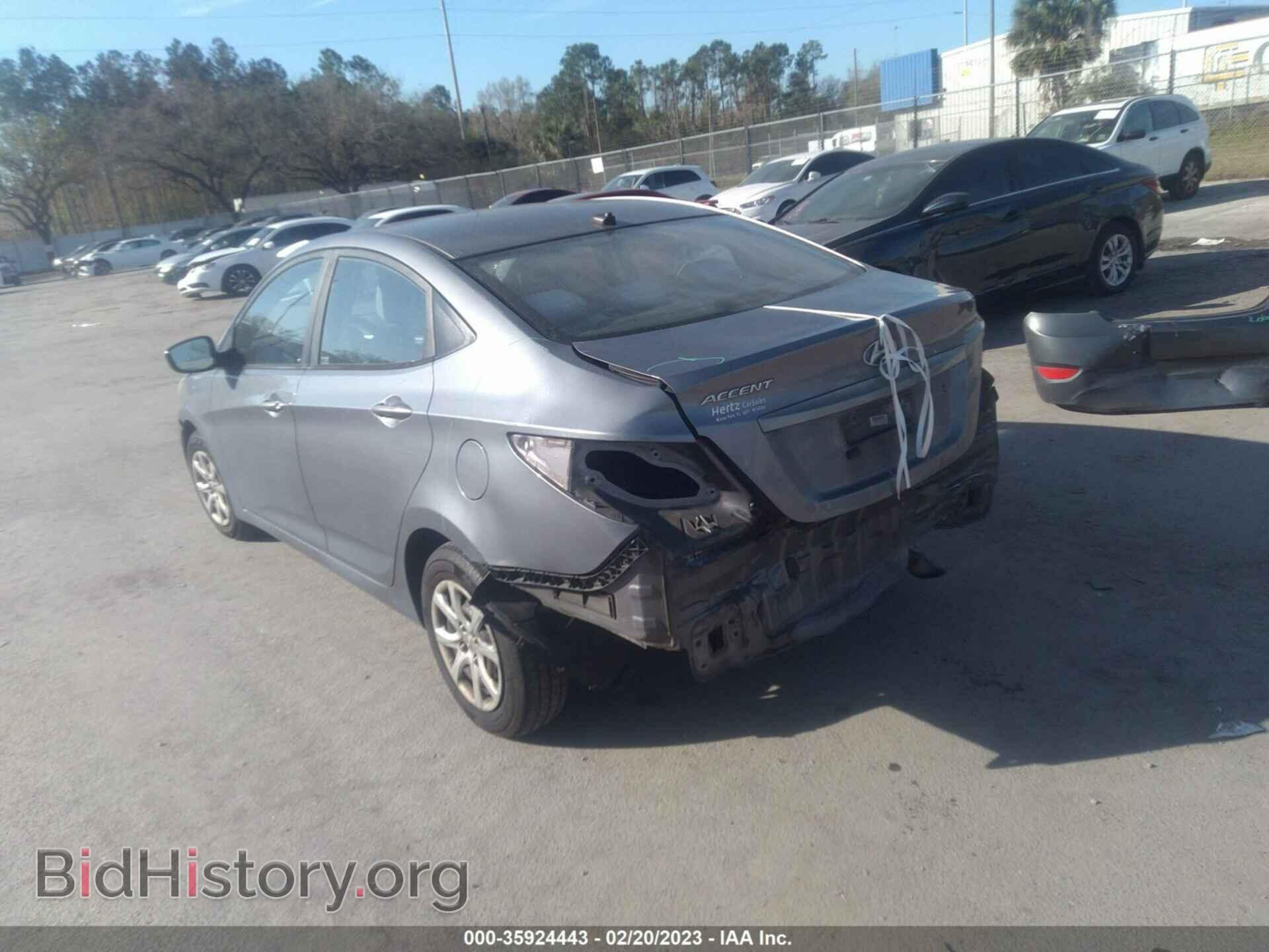 2013 HYUNDAI ACCENT - VIN: KMHCT4AE0DU479732 - Фото 3