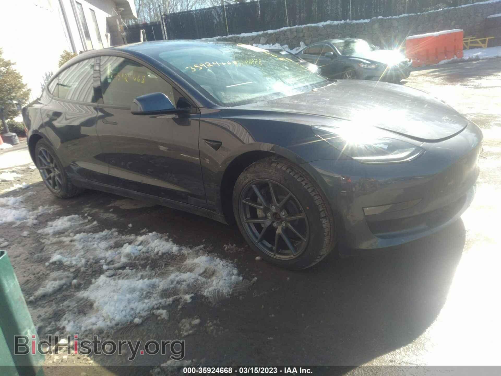 Photo 5YJ3E1EBXMF046294 - TESLA MODEL 3 2021