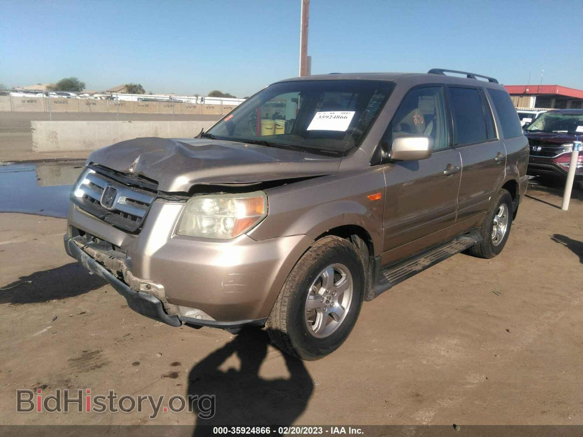 2006 HONDA PILOT - VIN: 2HKYF18686H516196 - Фото 2