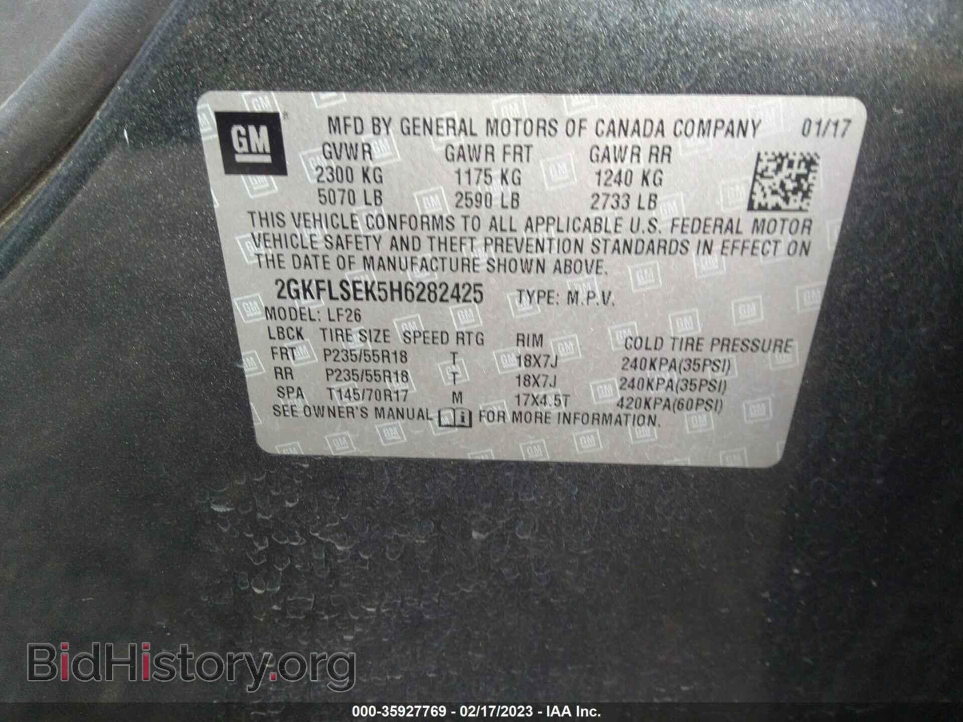 2017 GMC TERRAIN - VIN: 2GKFLSEK5H6282425 - Фото 9