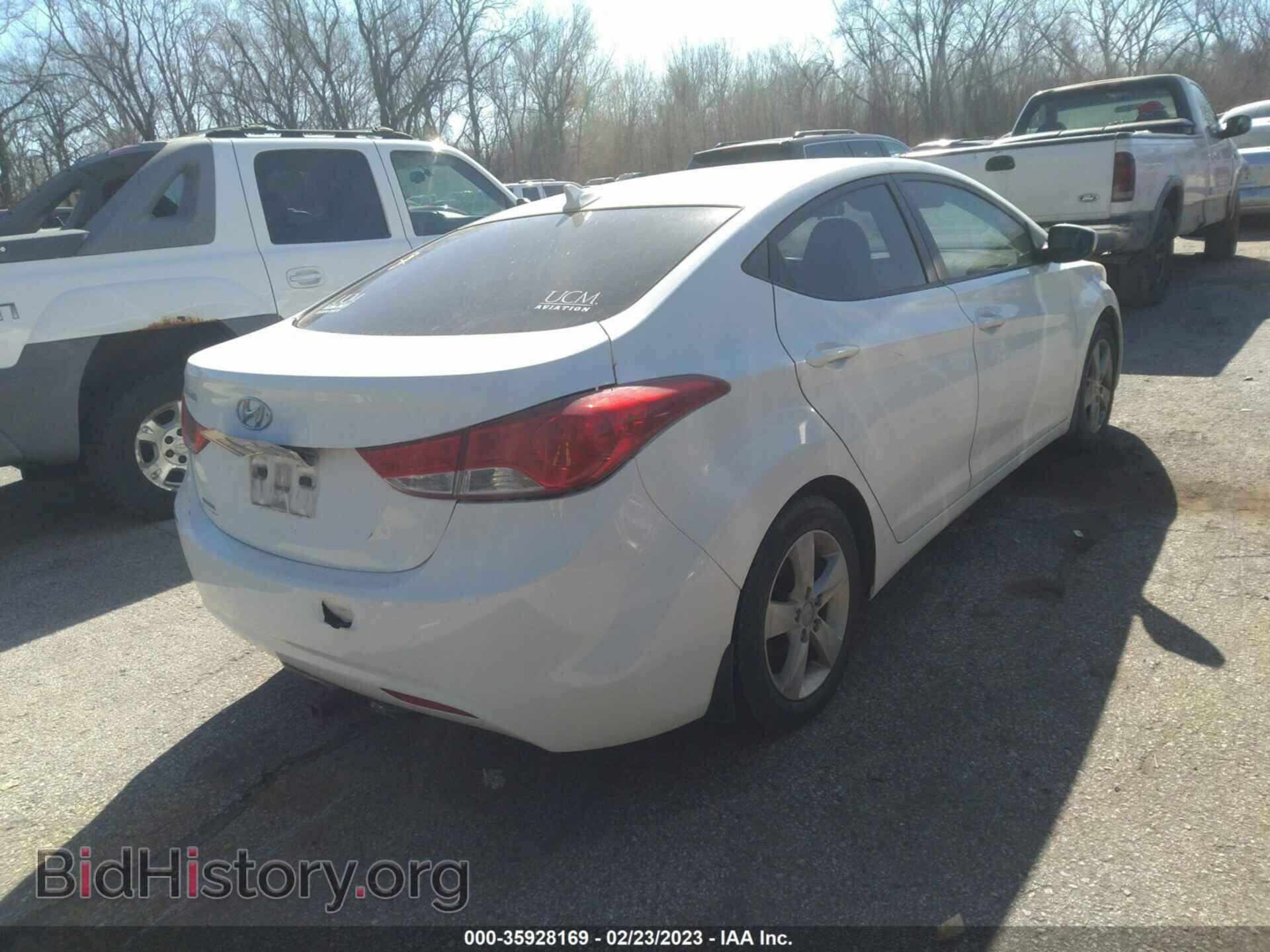 2012 HYUNDAI ELANTRA - VIN: 5NPDH4AE2CH124208 - Фото 4