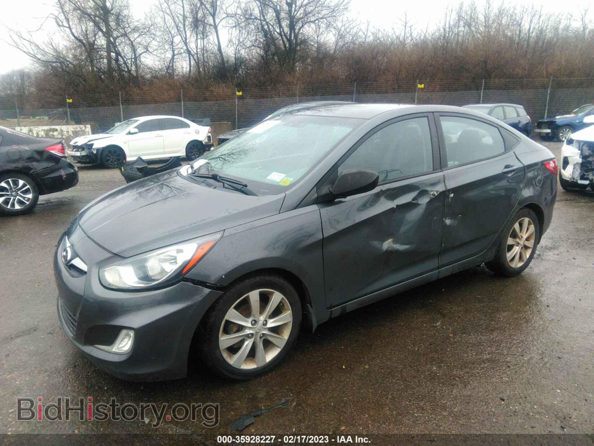 2013 HYUNDAI ACCENT - VIN: KMHCU4AE9DU294849 - Фото 2