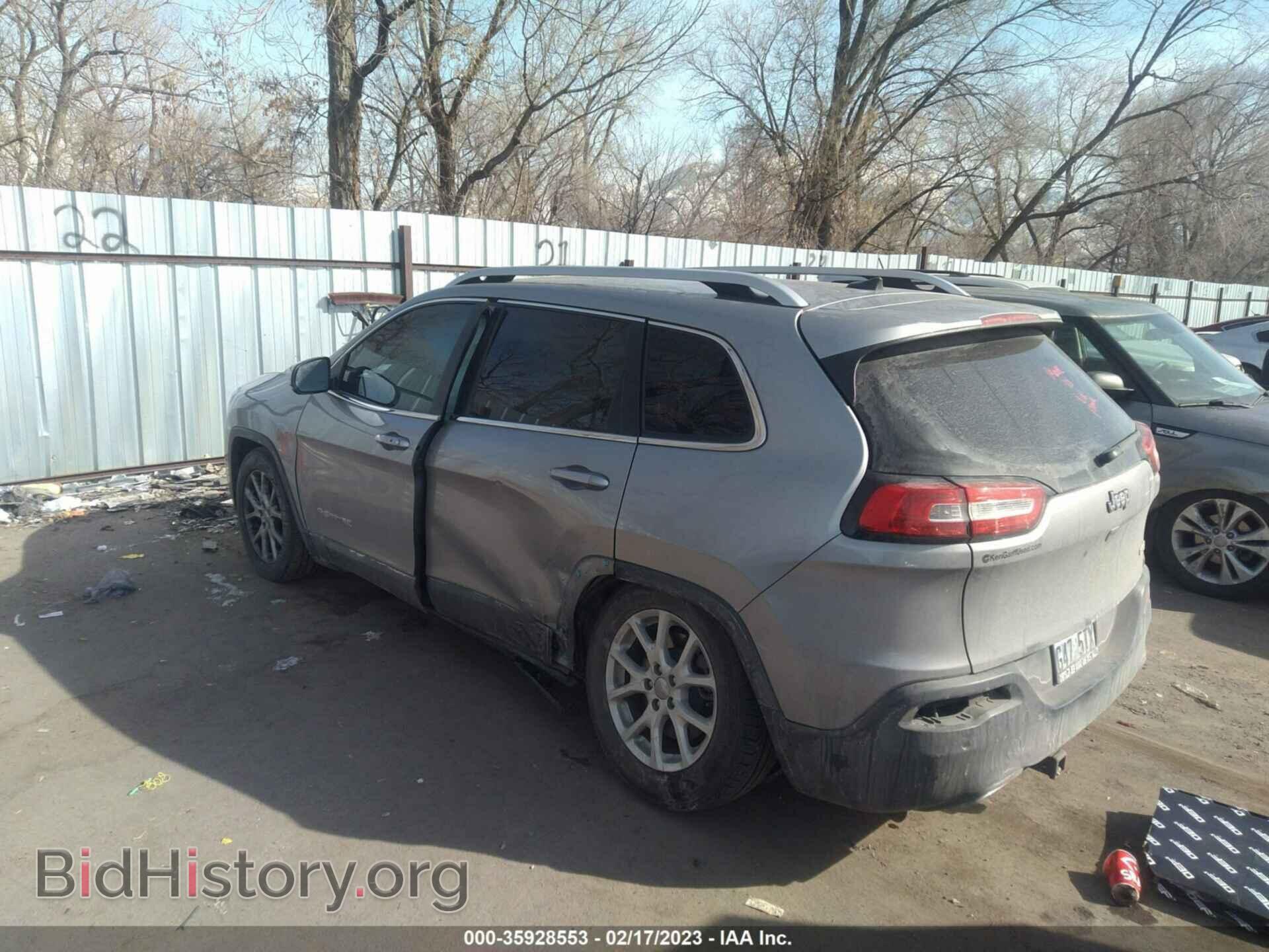 2016 JEEP CHEROKEE - VIN: 1C4PJLCS7GW363431 - Фото 3