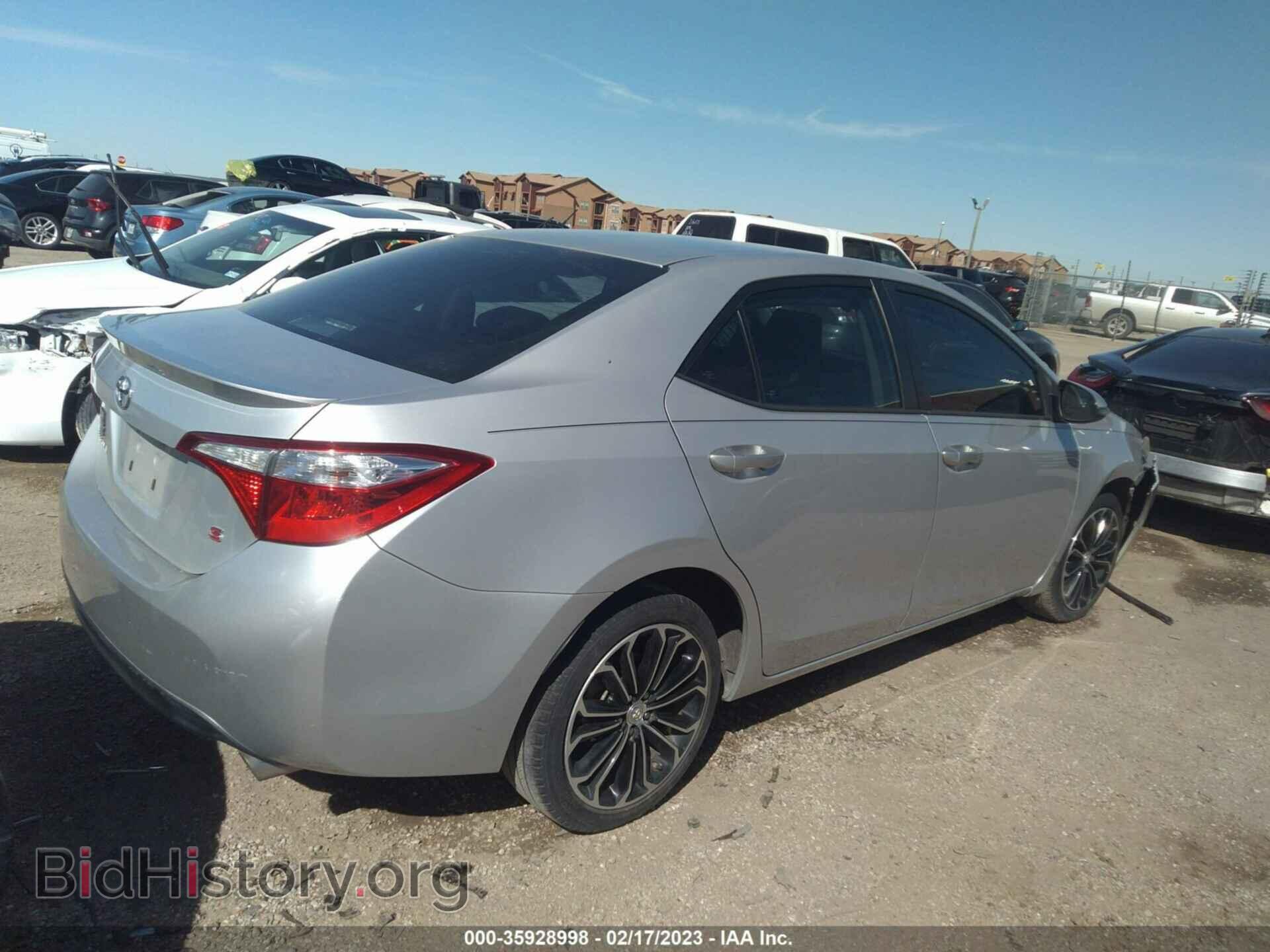 2014 TOYOTA COROLLA - VIN: 5YFBURHEXEP097979 - Фото 4