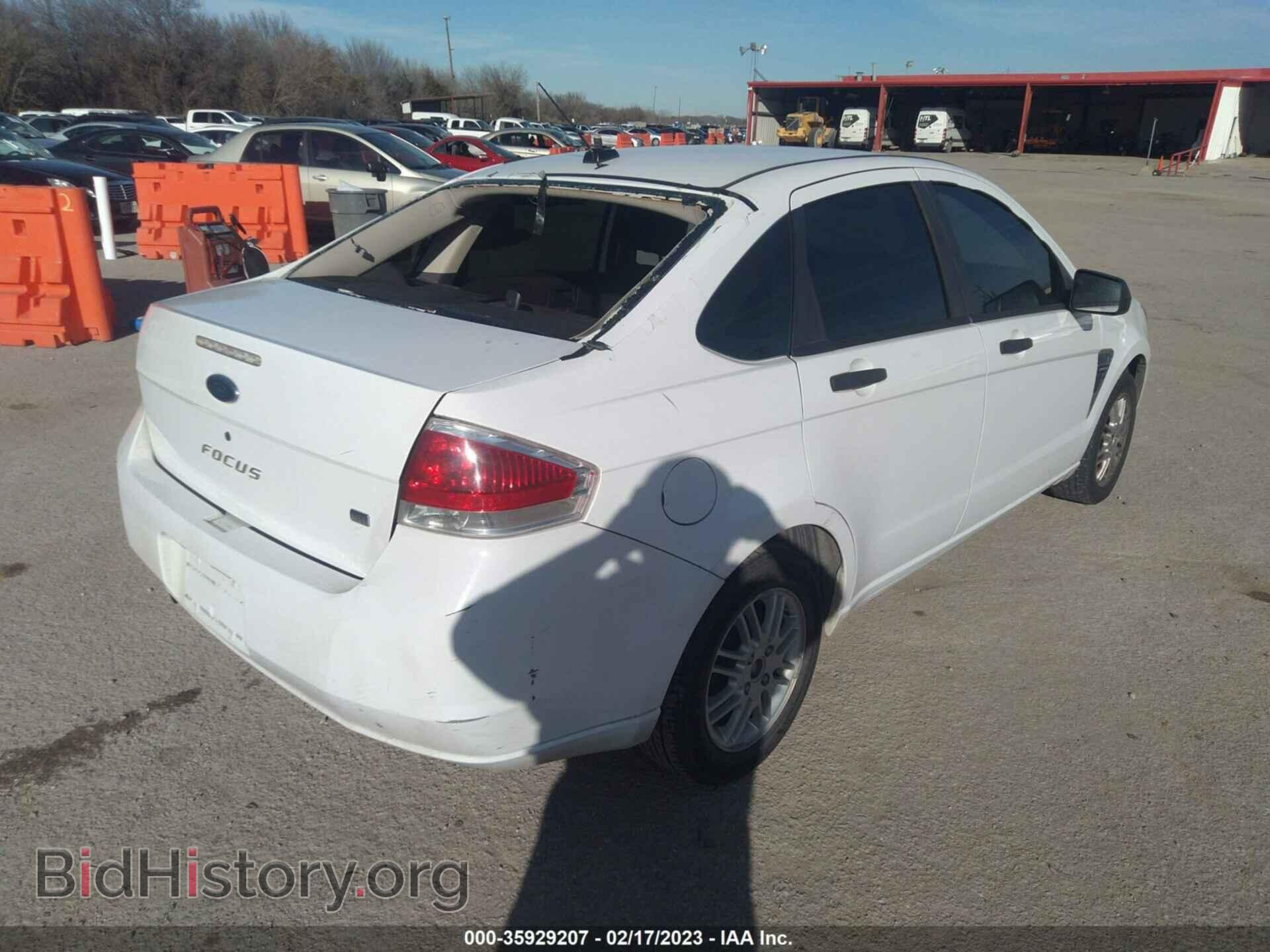 2008 FORD FOCUS - VIN: 1FAHP35N78W196764 - Фото 4