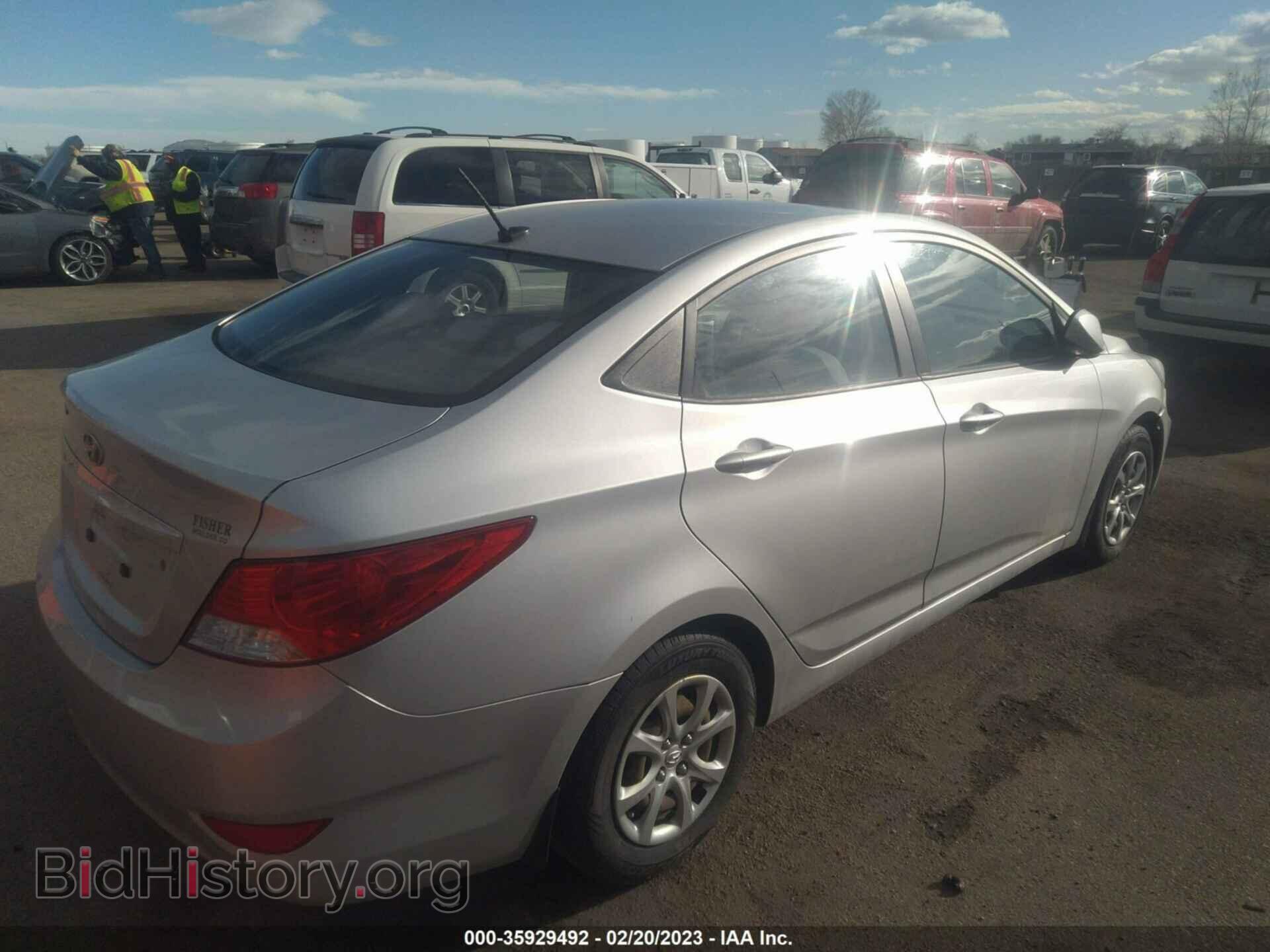 2013 HYUNDAI ACCENT - VIN: KMHCT4AE3DU323345 - Фото 4