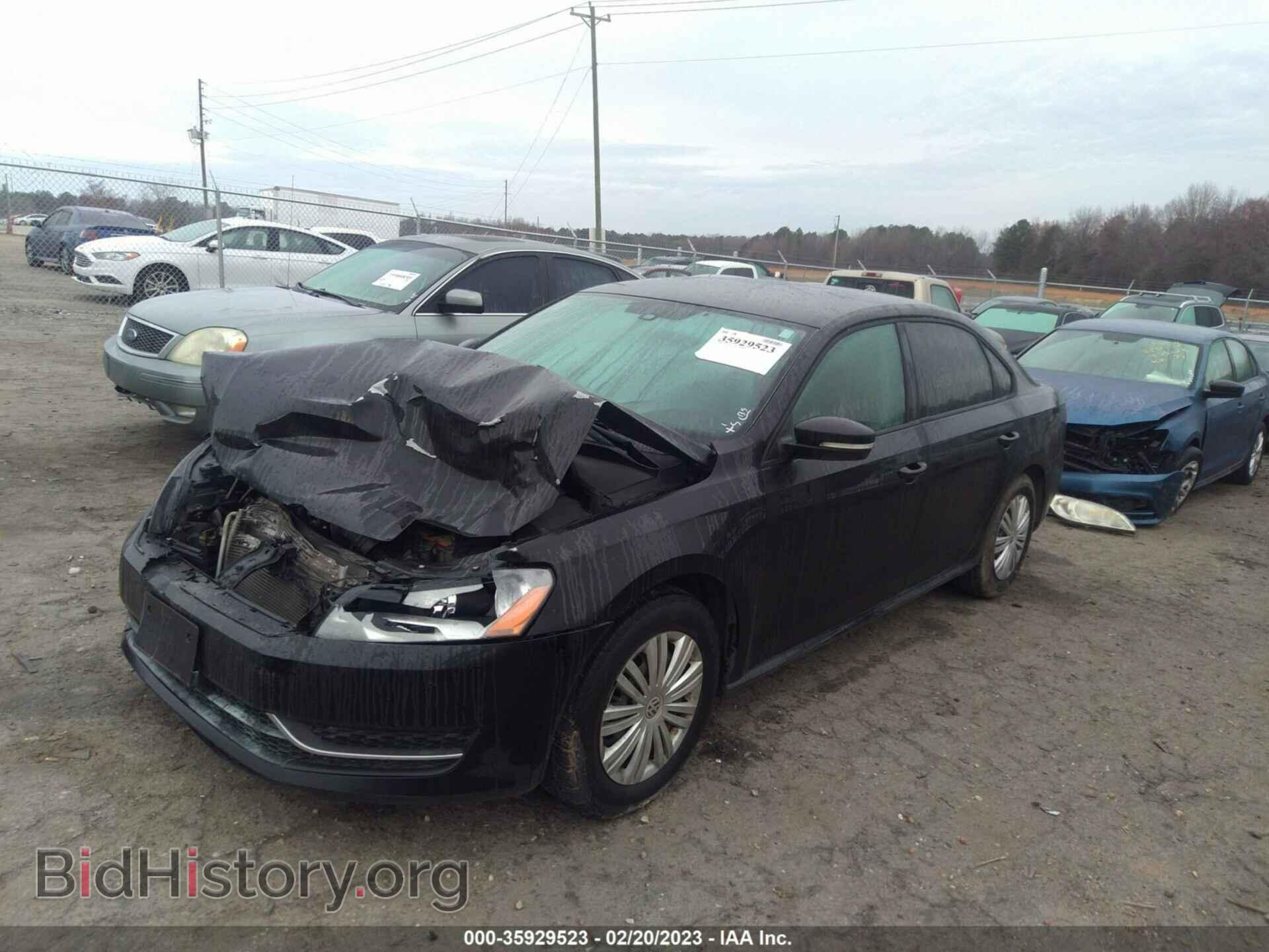 2014 VOLKSWAGEN PASSAT - VIN: 1VWAT7A3XEC036360 - Фото 2