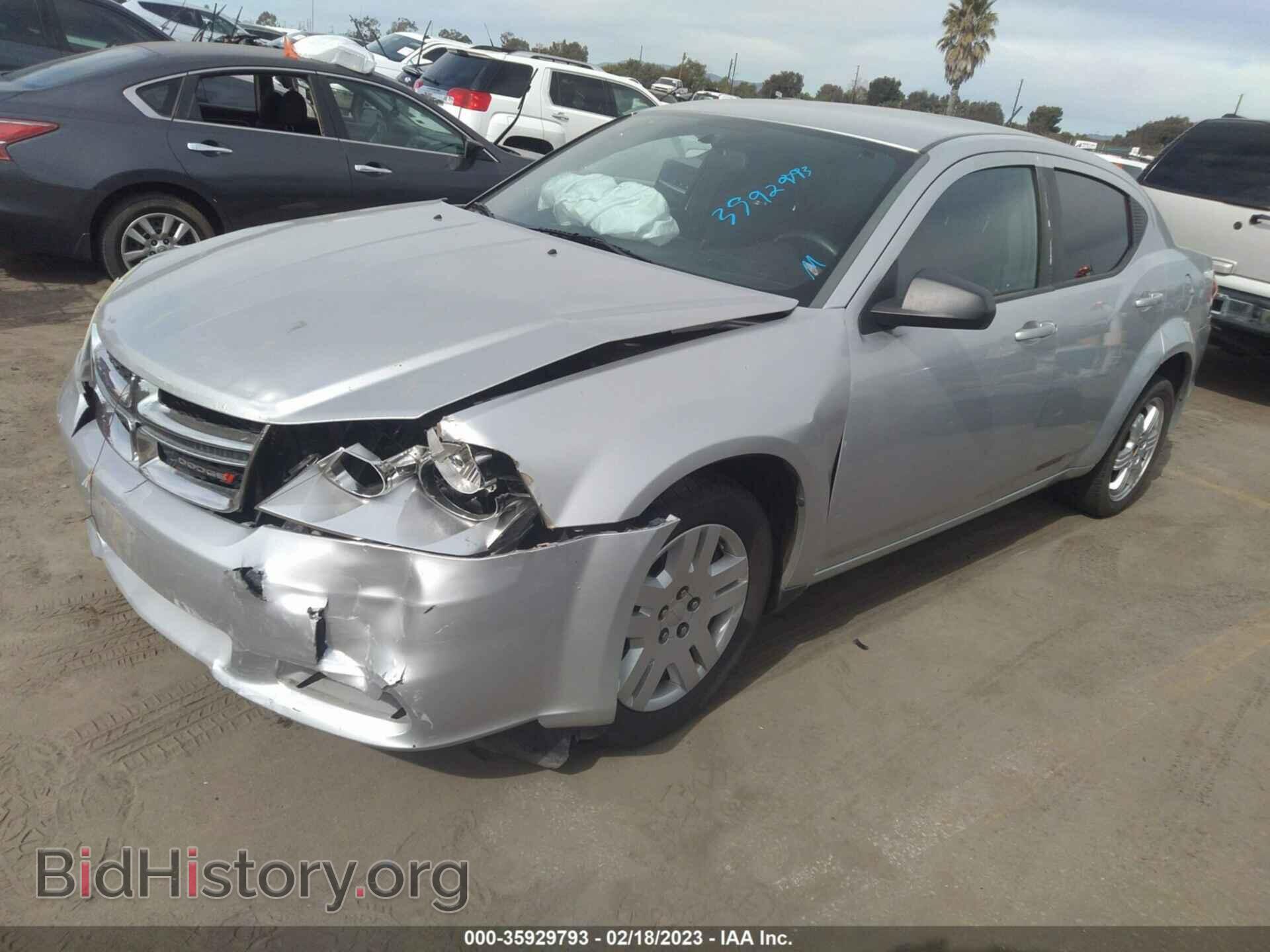 2012 DODGE AVENGER - VIN: 1C3CDZAB8CN293941 - Photo 2