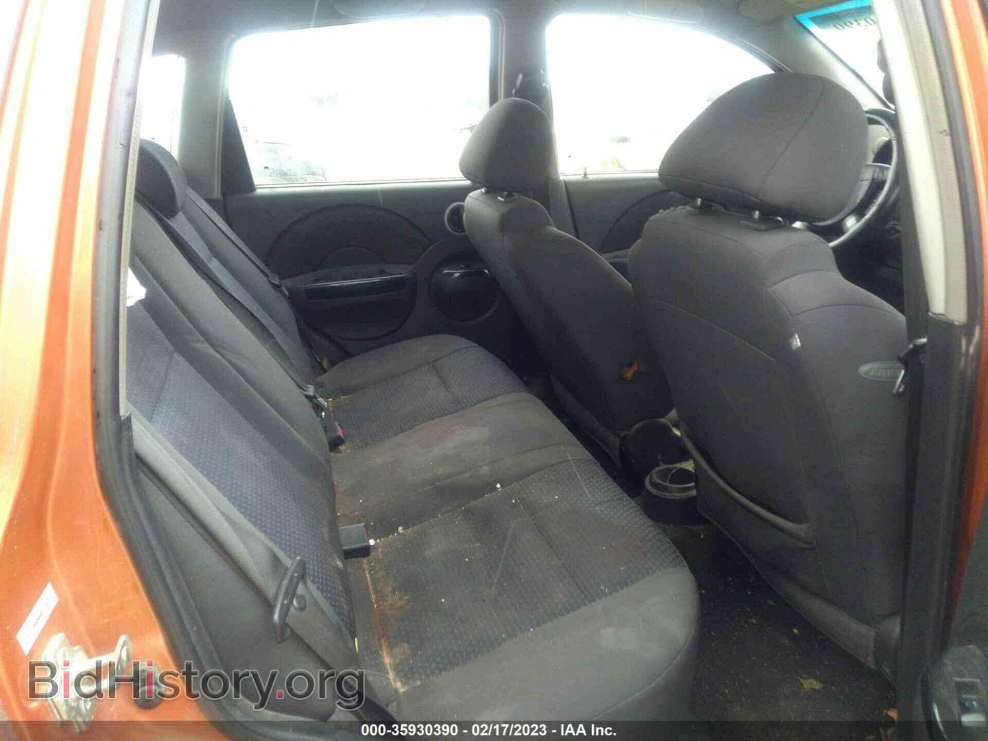 2008 CHEVROLET AVEO - VIN: KL1TD66698B015765 - Фото 8
