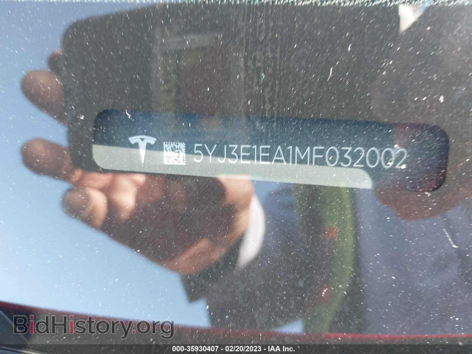 2021 TESLA MODEL 3 - VIN: 5YJ3E1EA1MF032002 - Photo 9