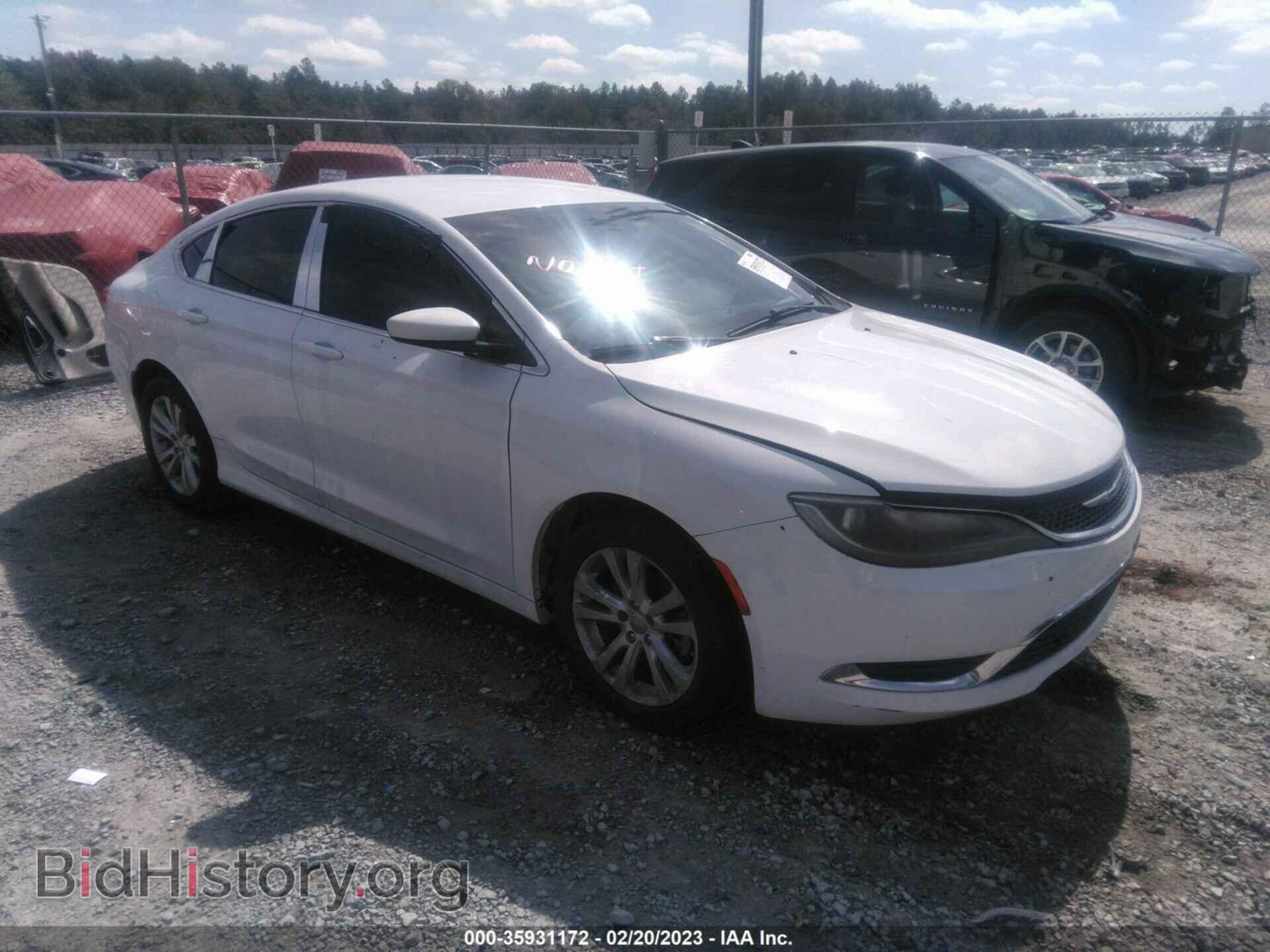 Фотография 1C3CCCAB2FN527088 - CHRYSLER 200 2015