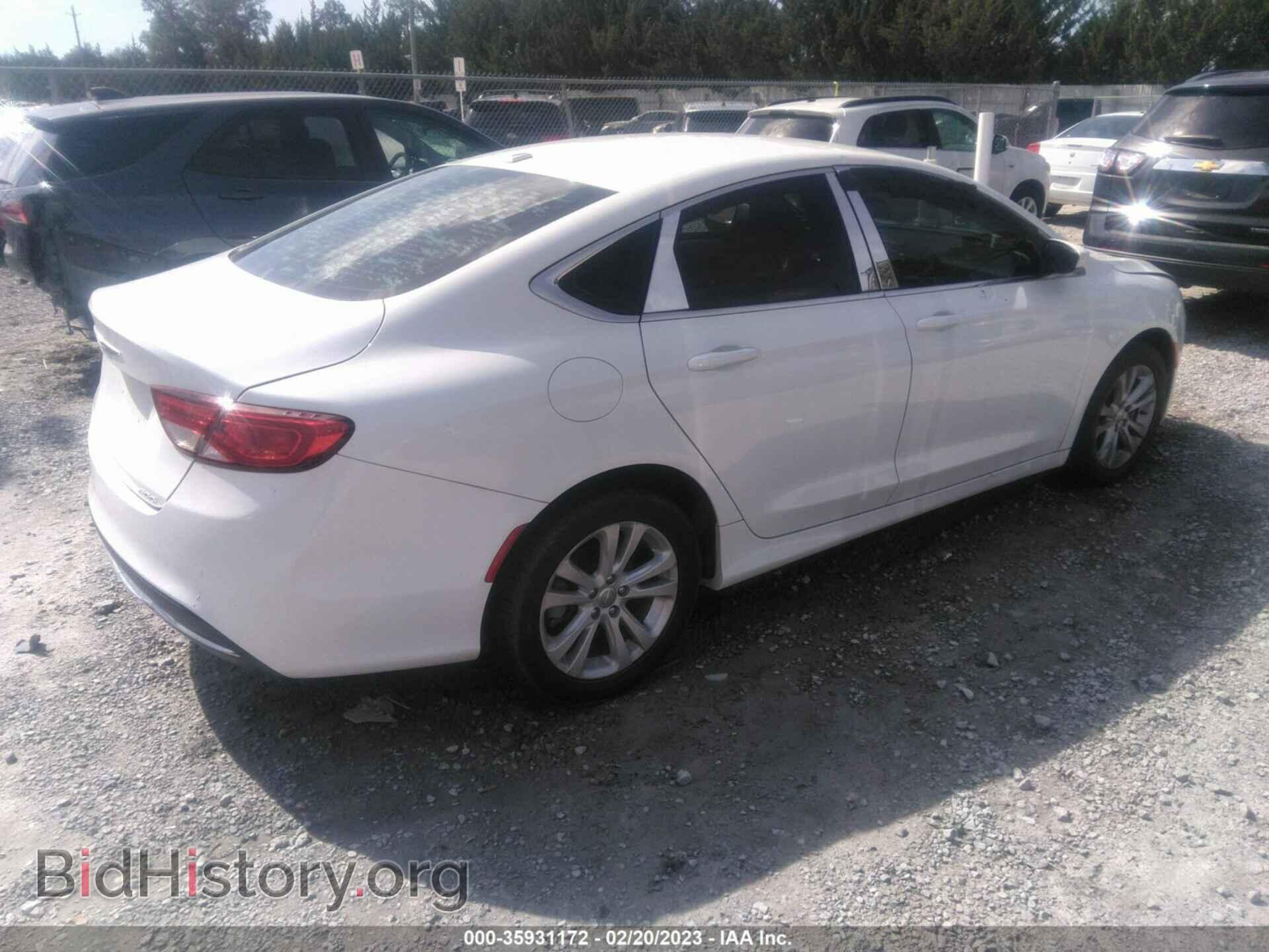 2015 CHRYSLER 200 - VIN: 1C3CCCAB2FN527088 - Фото 4