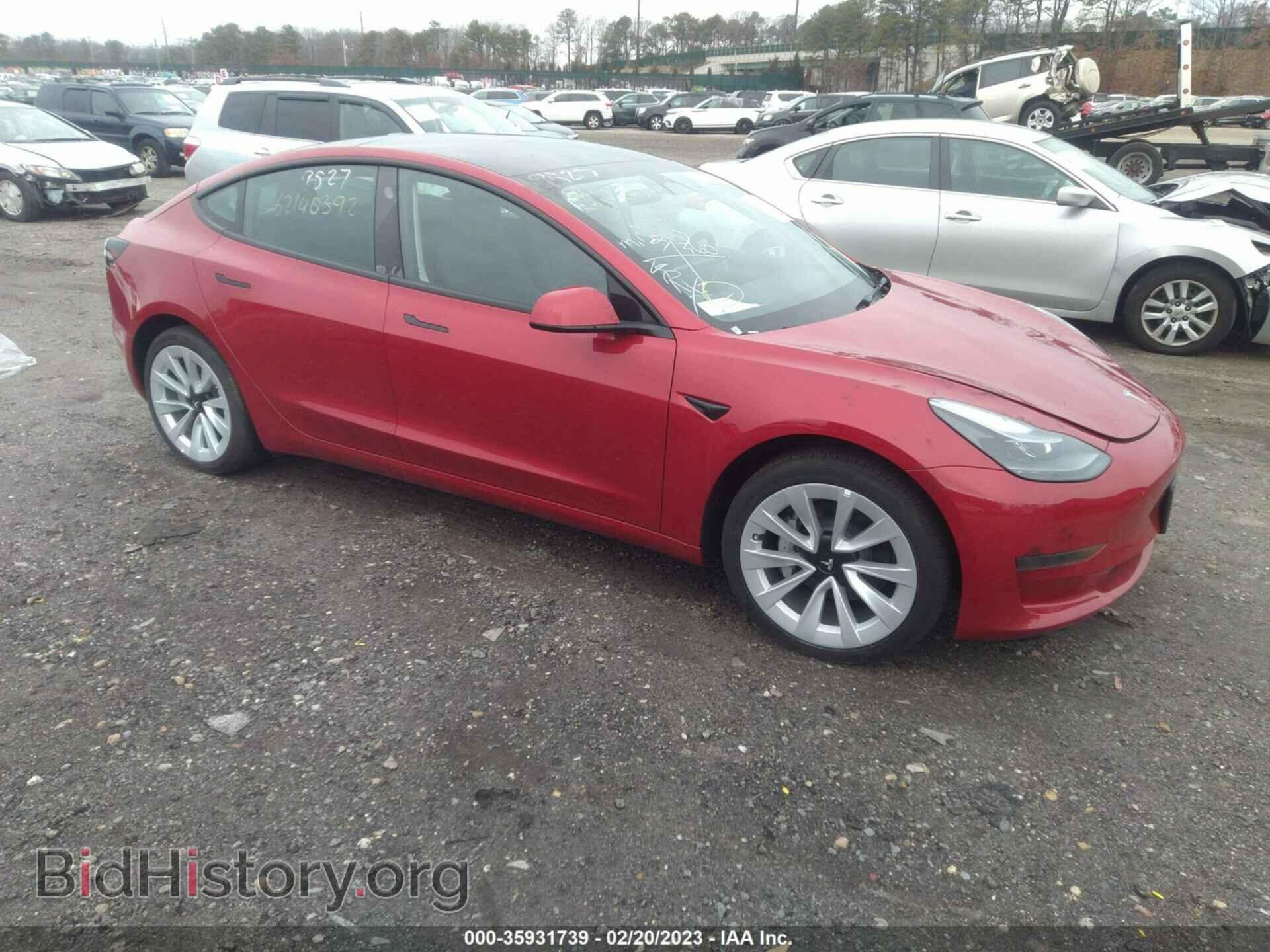 Фотография 5YJ3E1EA4NF286515 - TESLA MODEL 3 2022